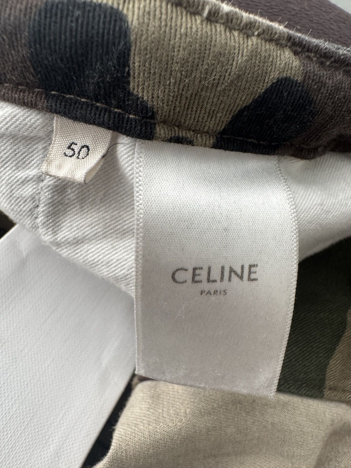 Celine Celine Camo Drawstring Cargo Pants Size US 32 / EU 48 - 4 Thumbnail