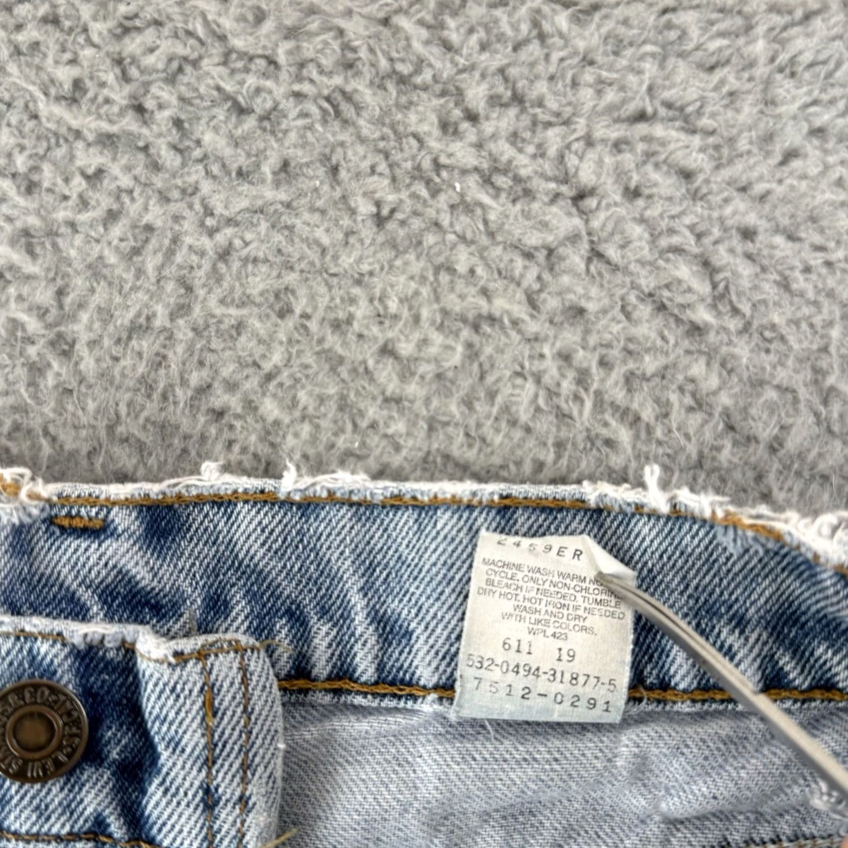 Levi's VINTAGE Levi's Jeans 512 Slim 25x30 Womens 7 Light Wash 90s USA Denim Jeans Mens Girls Size 28" / US 6 / IT 42 - 7 Thumbnail