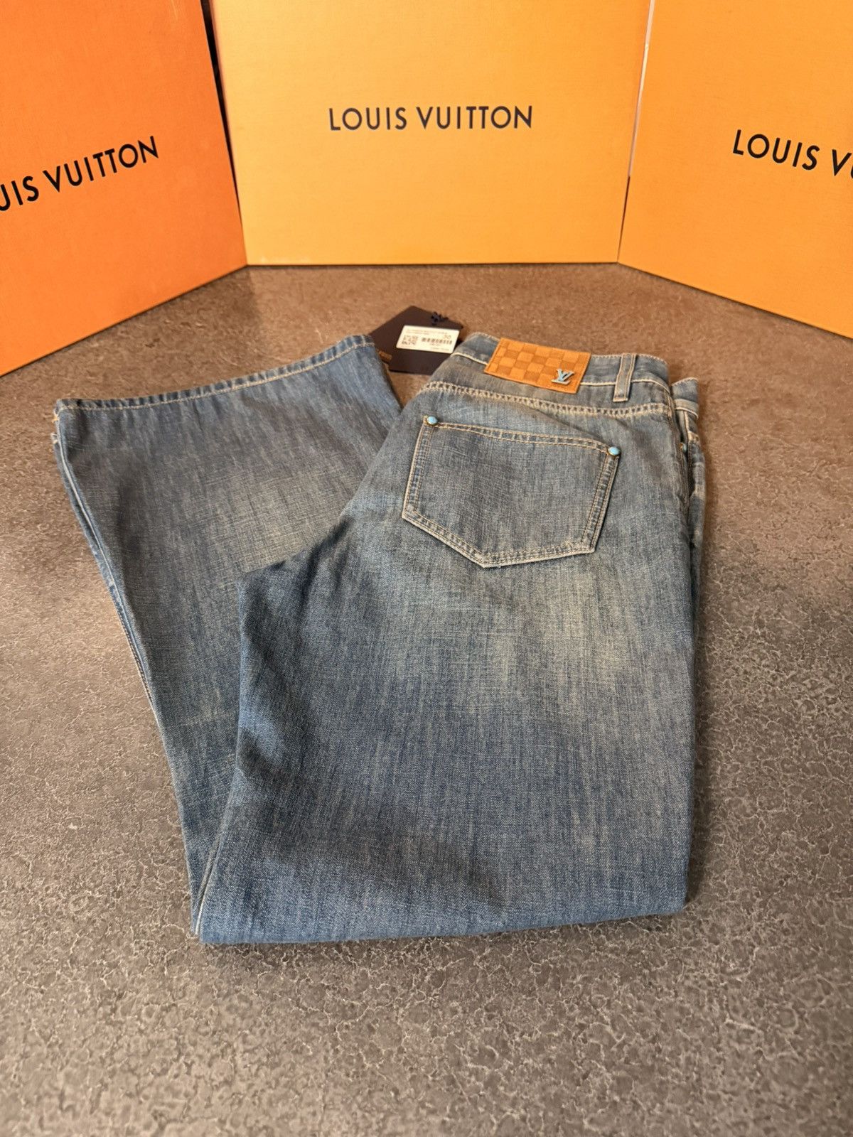 Louis Vuitton LV Chambray Flared Pants Size US 30 / EU 46 - 6 Thumbnail