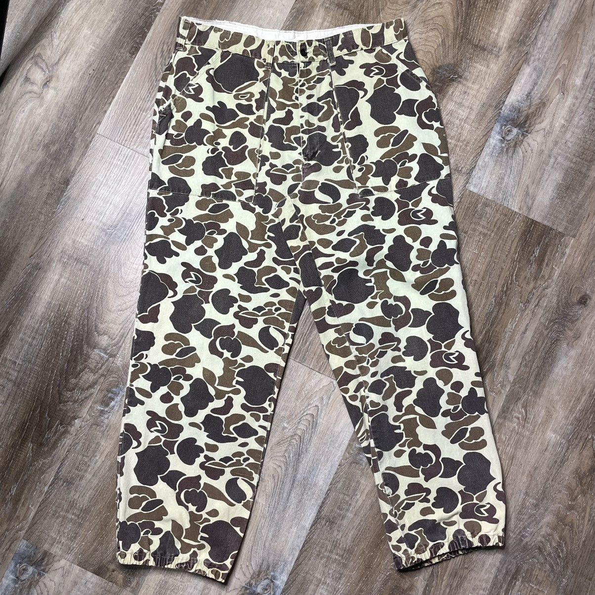 Winchester I inchester Vintage Frog Camo Cargo Pants Mens 34 Camoflauge Size US 34 / EU 50 - 1 Thumbnail