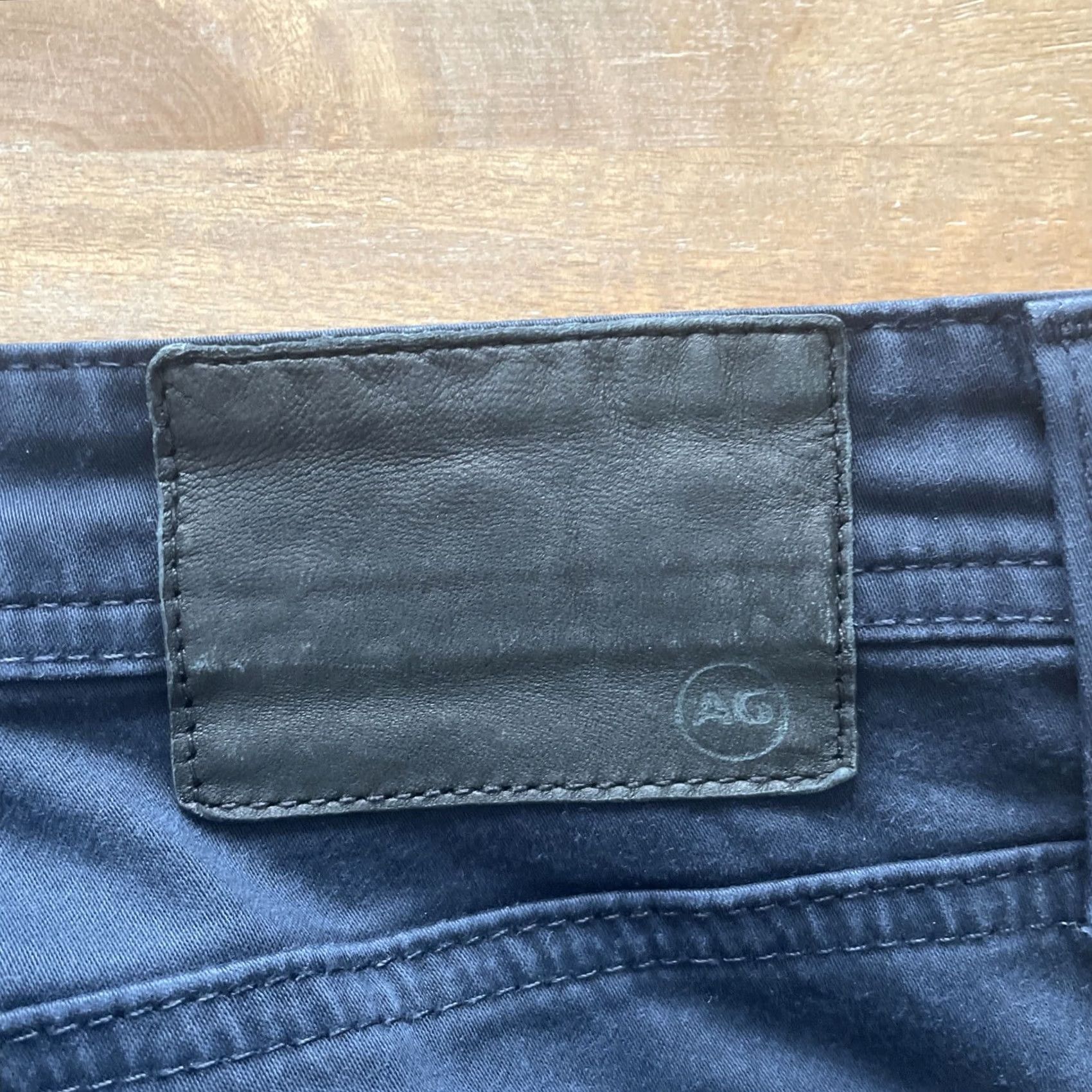 Vintage AG Adriano Goldschmied Jeans Men 38X32 (Measures 40x31) Blue Slim Straight Pants Size US 38 / EU 54 - 5 Thumbnail