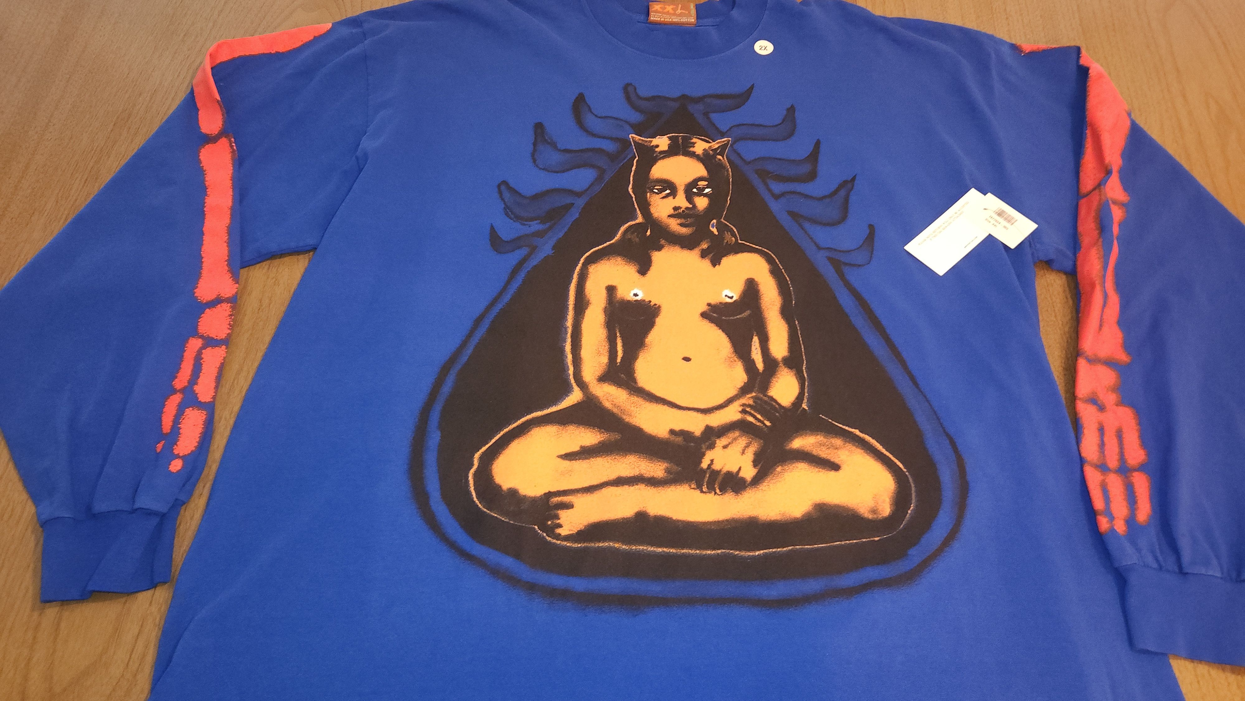 Come Tees COME TEES - Amulet Jersey T-Shirt - Blue XXL BNWT Size US XXL / EU 58 / 5 - 2 Thumbnail