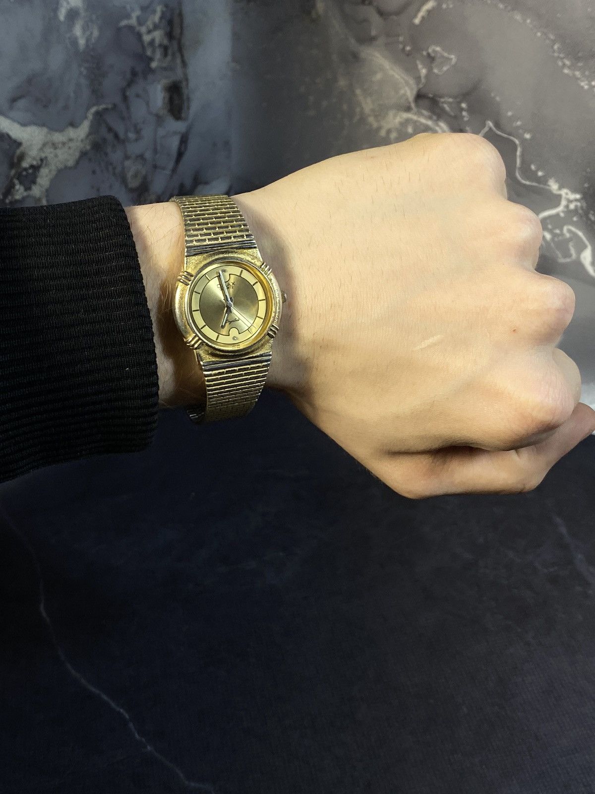 Japanese Brand × Vintage Elegant OMAX Watch with Gold Bracelet Japan Mov’t Size ONE SIZE - 4 Thumbnail