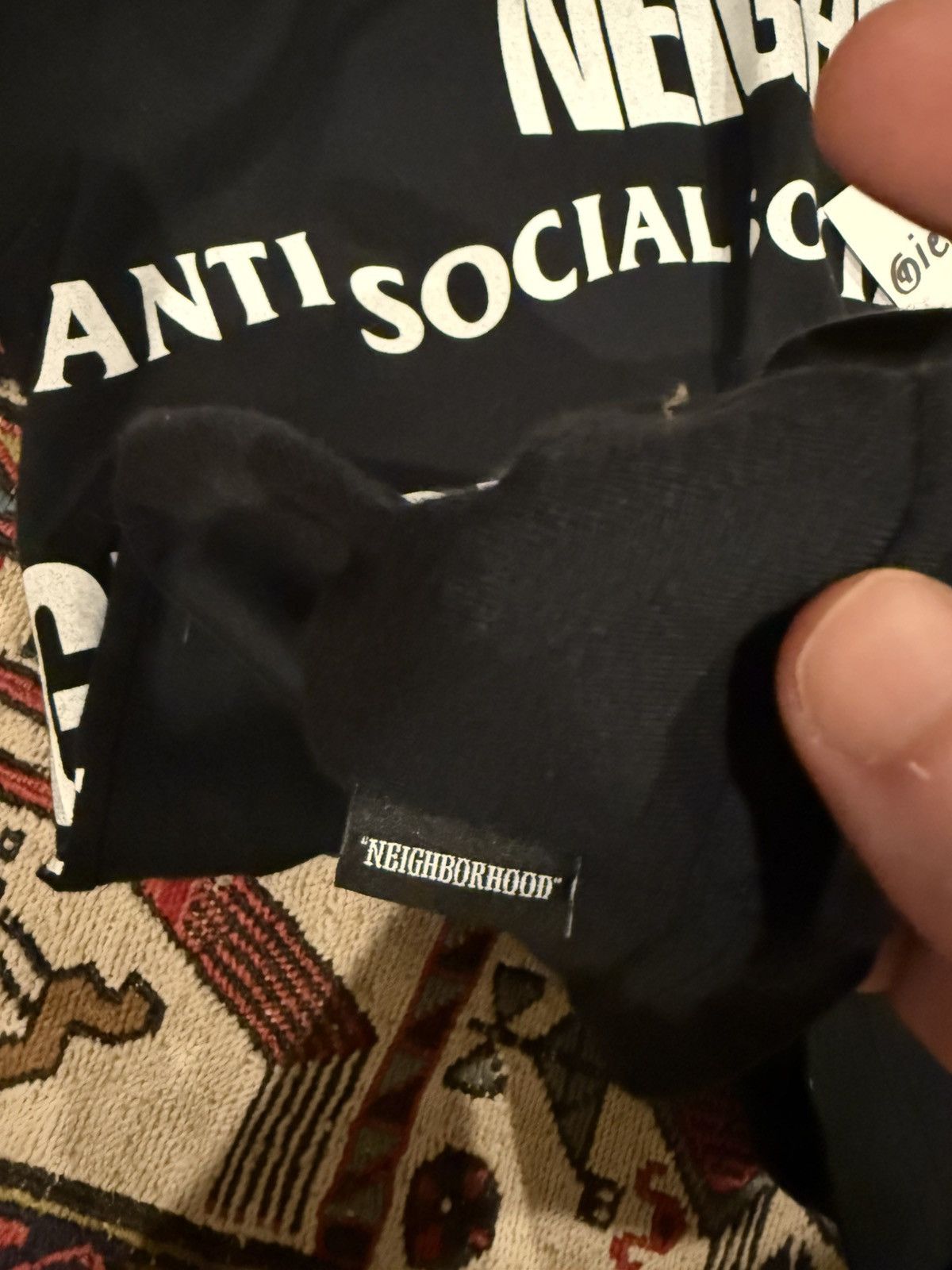Anti Social Social Club × Neighborhood Assc x neighborhood made in japan breast pocket tee shirt Size US L / EU 52-54 / 3 - 6 Thumbnail