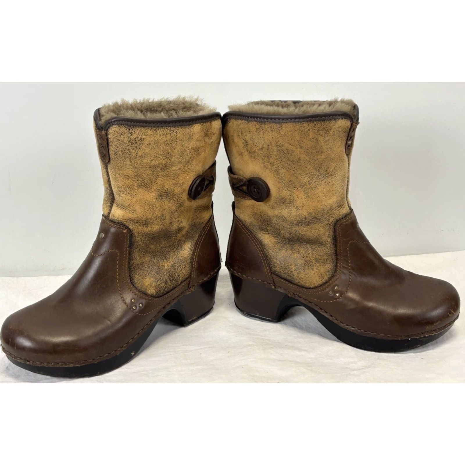 Dansko DANSKO Stormy Brown Leather Sheepskin Winter Boot Women’s Size 6 EU 39 Size US 6 / IT 36 - 2 Thumbnail