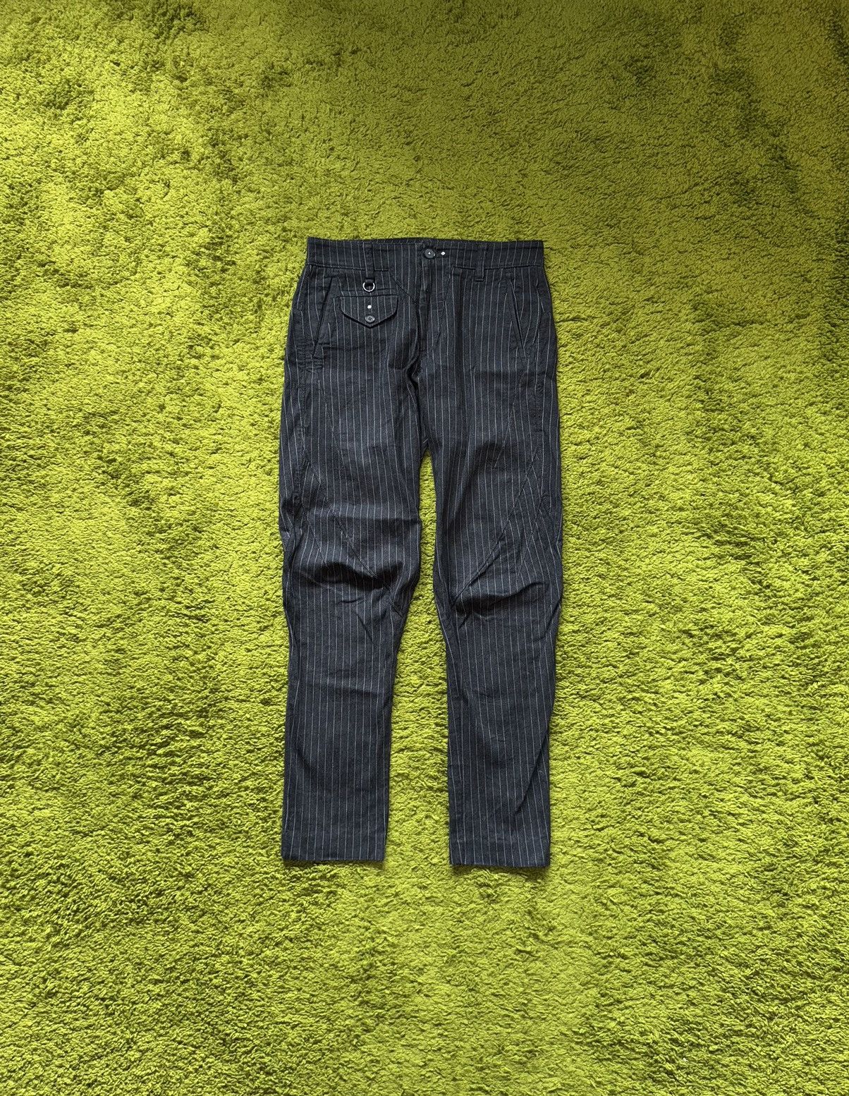 Hysteric Glamour High Use avant garde striped Japanese gothic style pants Y2K Size 28" / US 6 / IT 42 - 1 Thumbnail
