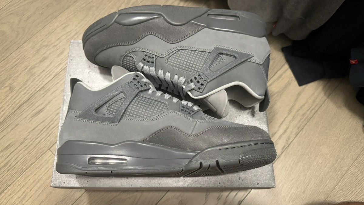 Jordan Brand × Nike NEW NEVER WORN Air Jordan 4 ‘Paris Olympic’/‘Wet Cement’ Size US 12 / EU 45 - 4 Thumbnail