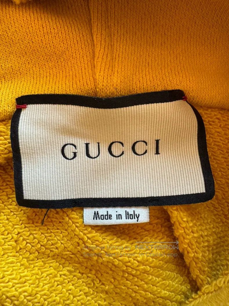 Gucci Gucci Yellow hooded sweatshirt Size US S / EU 44-46 / 1 - 3 Thumbnail