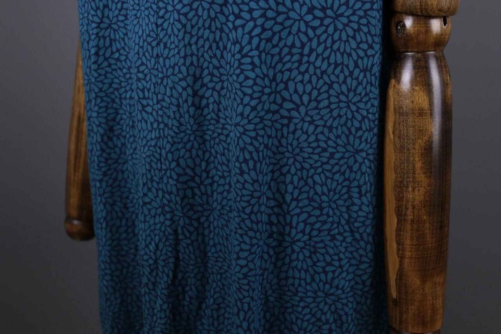 Designer Gudrun Sjoden Blue Floral Oversize Lagenlook Dress Size L Size L / US 10 / IT 46 - 8 Thumbnail