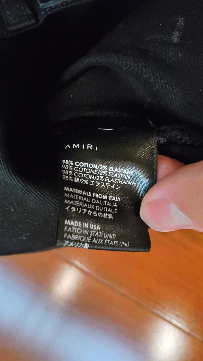 Amiri Amiri 19th season musical note diamond black jeans Size US 31 - 7 Thumbnail