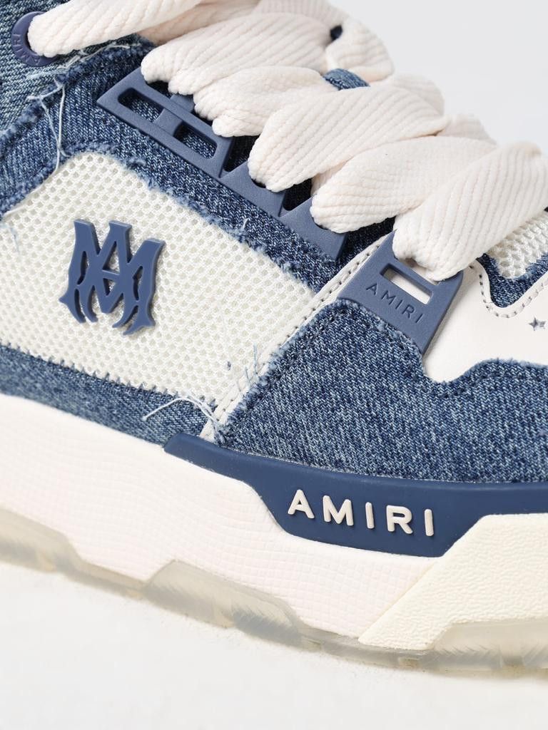Amiri o1s1wg110525 Vintage Denim MA-1 Sneakers in White/Blue Size US 8 / EU 41 - 4 Thumbnail