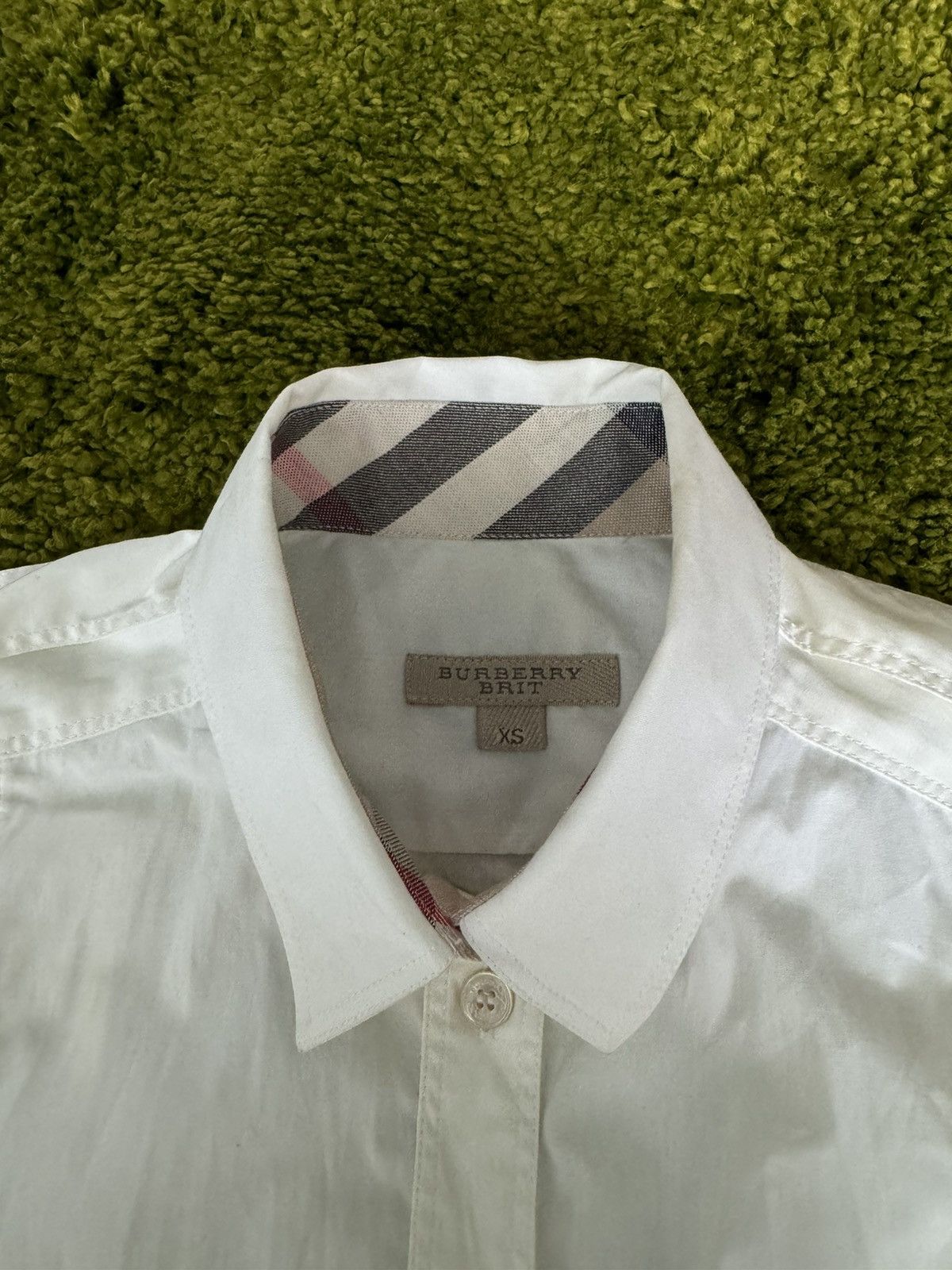 Burberry × Designer Burberry white blouse buttons up shirt Size XS / US 0-2 / IT 36-38 - 2 Thumbnail