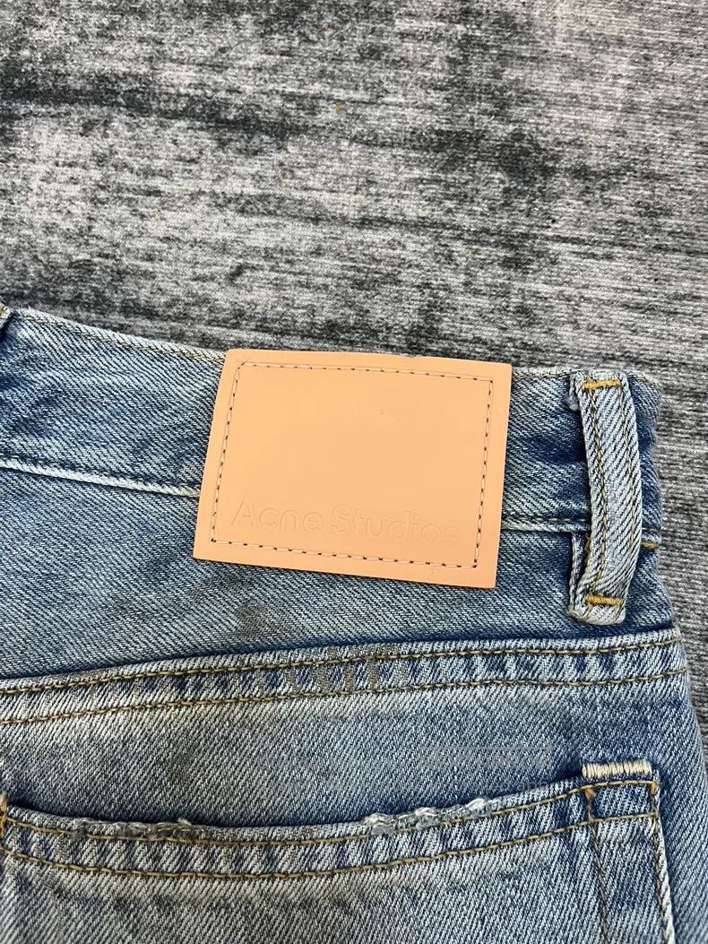 Acne Studios Acne Studios Wash Effect Mid-Rise Loose Straight Wide Leg Size 42" / US 20 - 3 Thumbnail