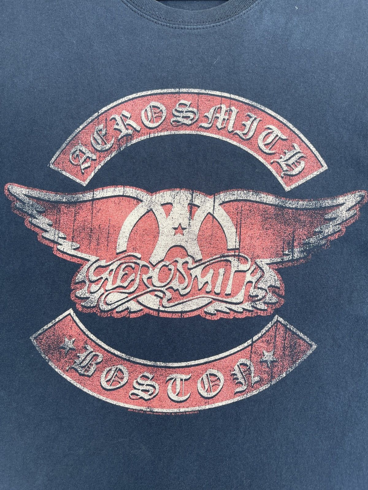 Band Tees LastDrop🔥Rare🔥Vintage y2k Sun Faded Aerosmith Boston T-Shirt Size US L / EU 52-54 / 3 - 3 Thumbnail