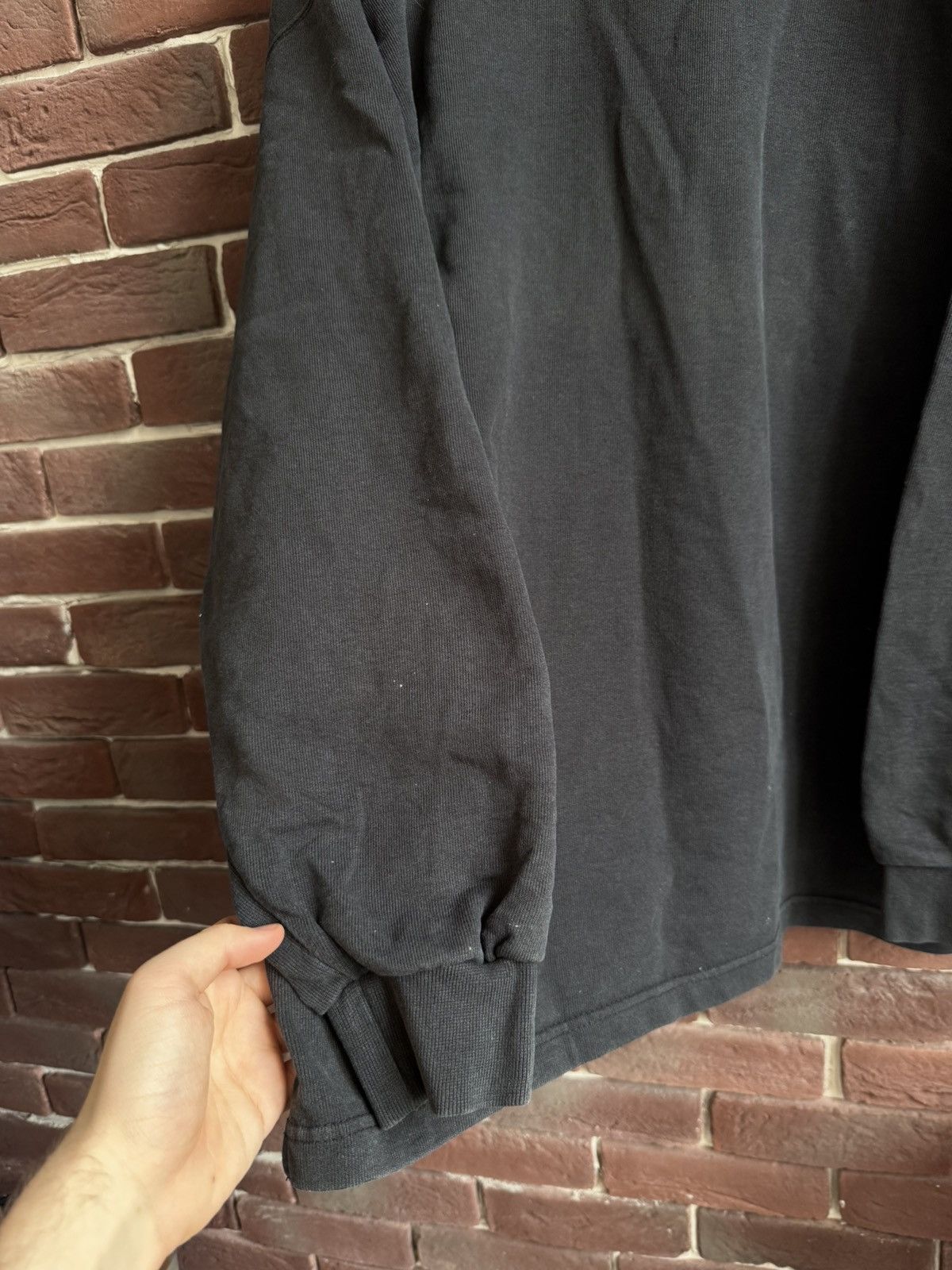 Nike Vintage 90s Nike Small Swoosh Logo 1/4 Zip Sweatshirt L Blac Size US L / EU 52-54 / 3 - 7 Thumbnail