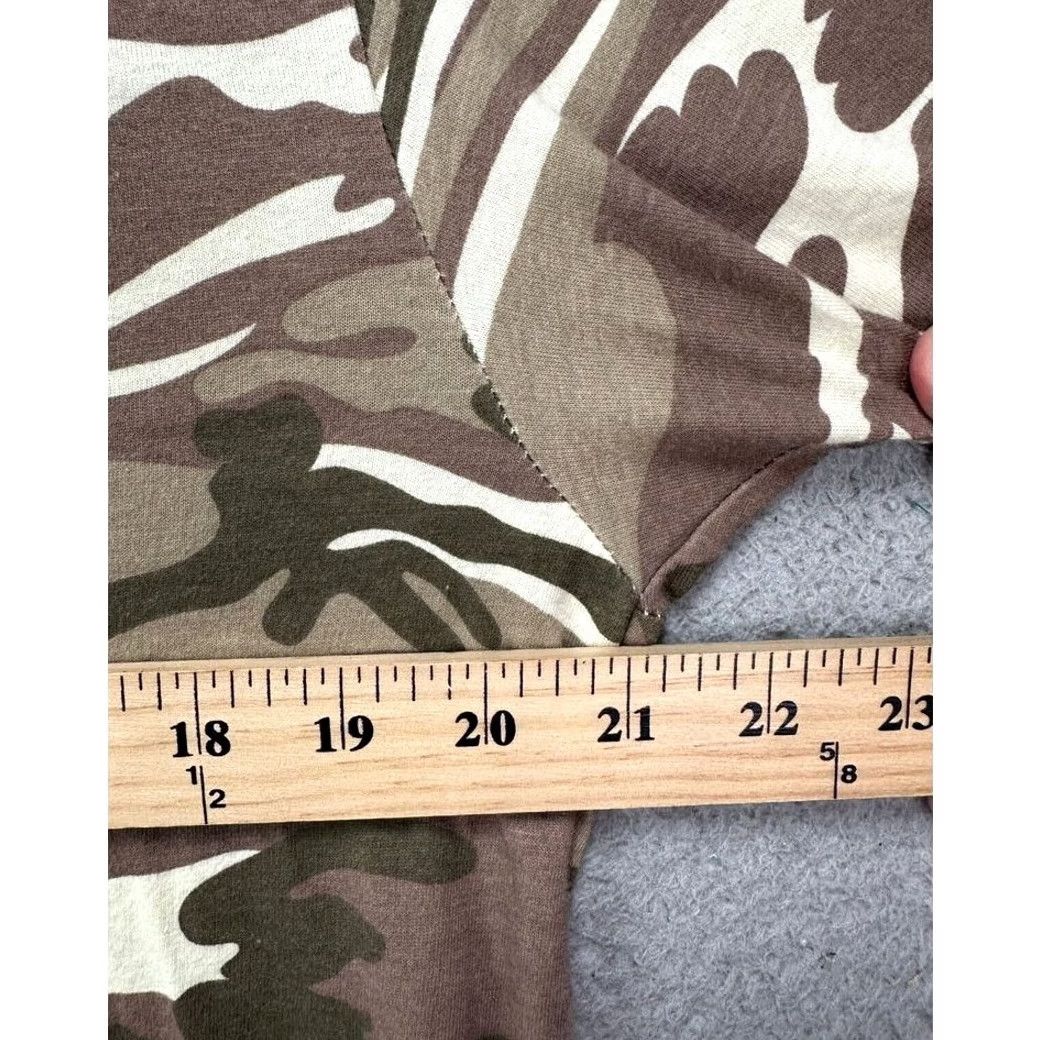 Anvil Anvil T-Shirt Mens Large Brown Woodland Camo Roosters Short Sleeve Tee NEW Size US L / EU 52-54 / 3 - 6 Thumbnail