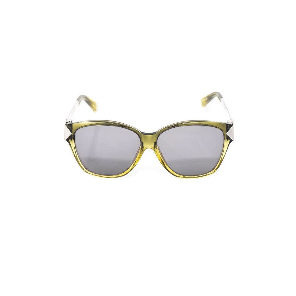 Yohji Yamamoto Yohji Yamamoto Sunglasses Rectangular Green and Grey Size ONE SIZE - 2 Thumbnail