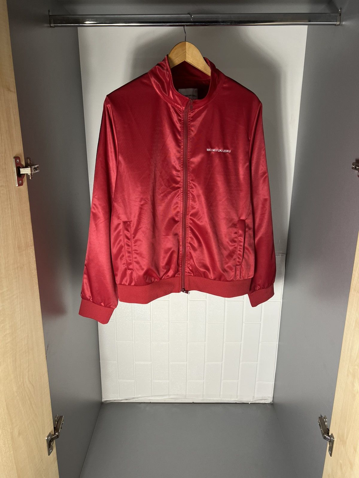 Mki Miyuki Zoku MKI MIYUKI ZOKU TRACK ZIP JACKET LIGHT SPORTSWEAR Y2K Size US M / EU 48-50 / 2 - 2 Thumbnail