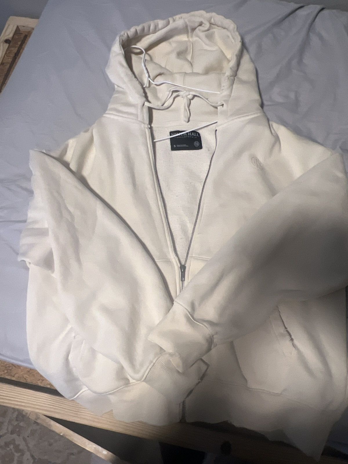 Ninth Hall NINTH HALL distressed baggy beige jacket Size US S / EU 44-46 / 1 - 1 Thumbnail