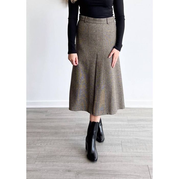 Designer SOPHIE RUE Bristol Midi Skirt In Brown | Grailed