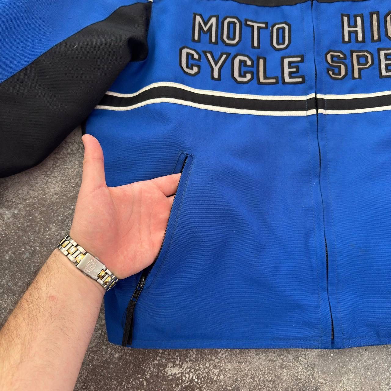 20471120 × Vintage Harley Davidson Style Moto Racing Vintage Y2K Jacket Size US L / EU 52-54 / 3 - 10 Thumbnail