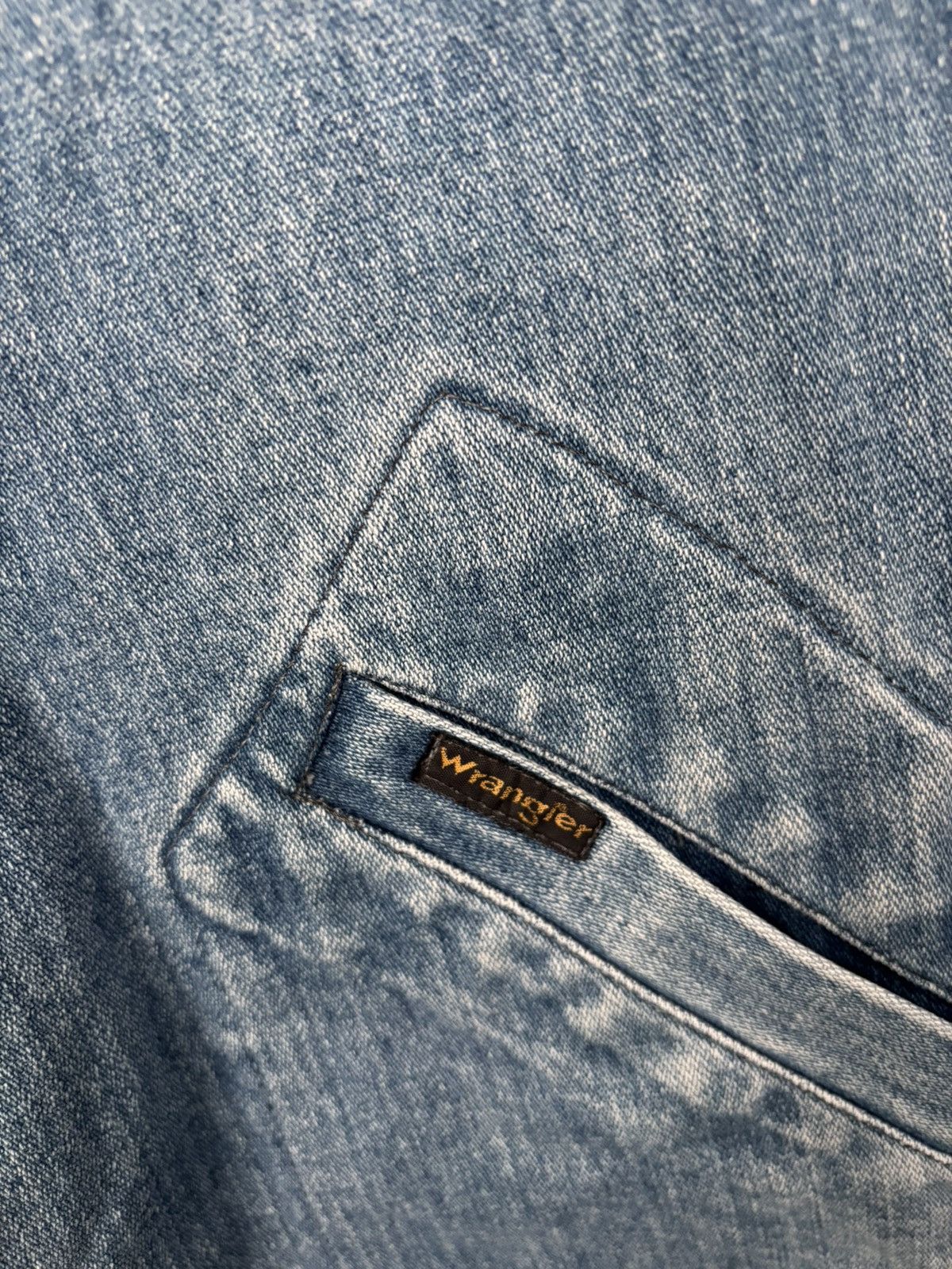Wrangler VINTAGE FADED WRANGLER DENIM WORK JACKET Size US S / EU 44-46 / 1 - 12 Thumbnail