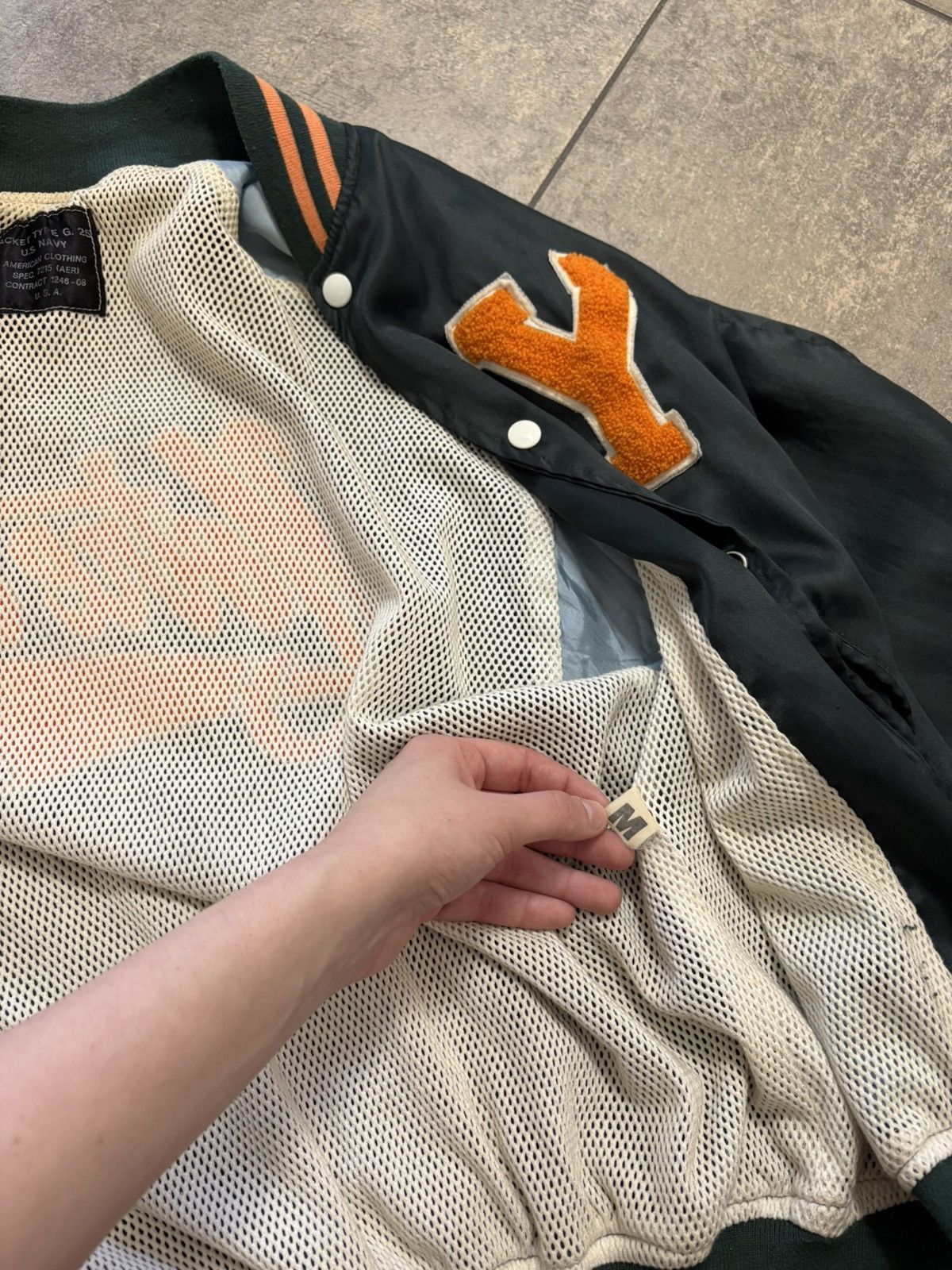 Swingster Vintage 1980s Swingster “Notre Dame” Satin Varsity Jacket Size US M / EU 48-50 / 2 - 8 Thumbnail