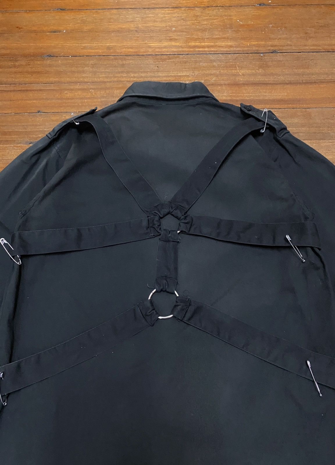Seditionaries Very Rare Vintage MAD Punk Parachute Bondage Shirt 1990s Size US L / EU 52-54 / 3 - 3 Thumbnail
