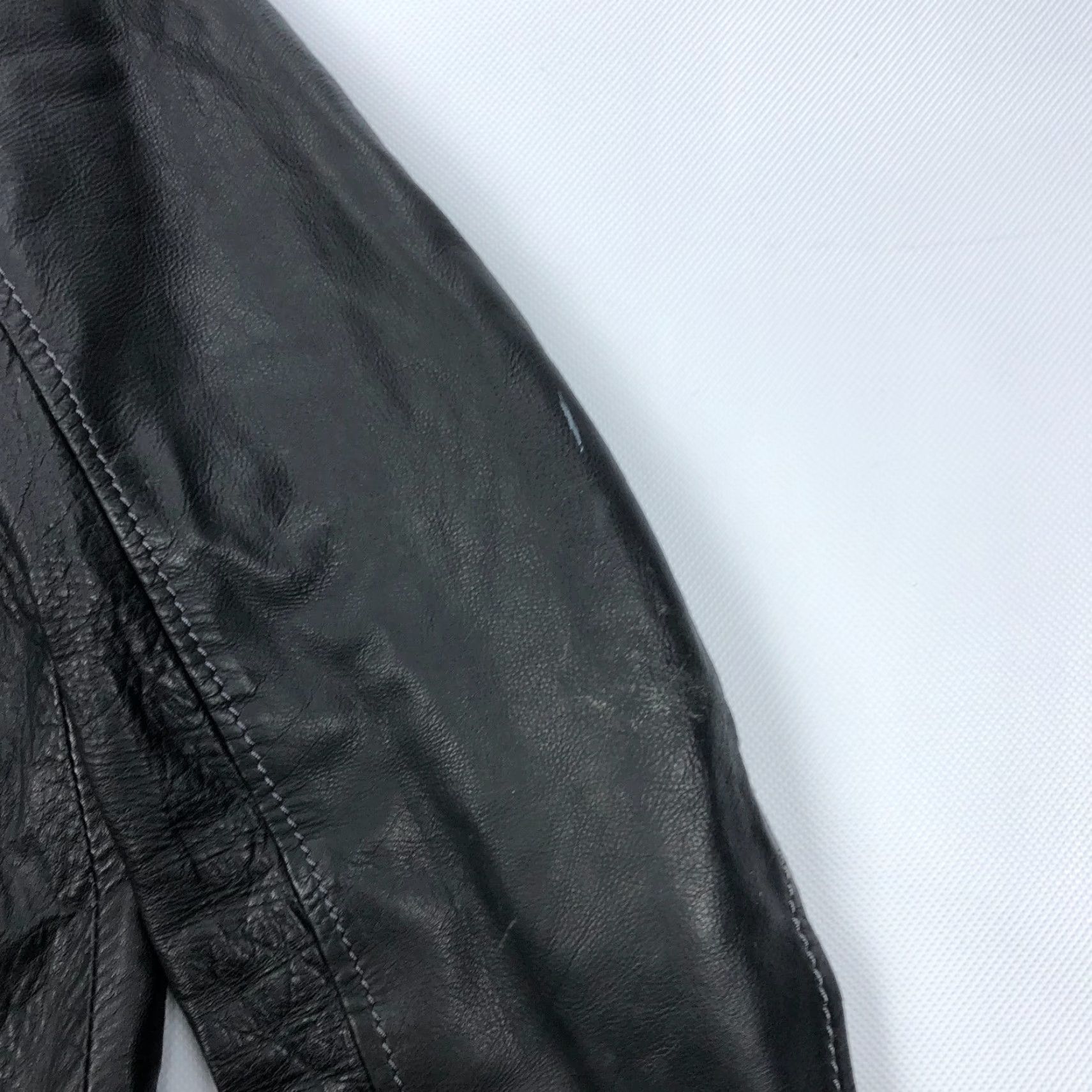 Vintage VINTAGE Reginas Leather Jacket Womens XL Black Biker 90s Mexico Reginas Womens XL Black Biker Leather Jacket Size XL / US 12-14 / IT 48-50 - 6 Thumbnail