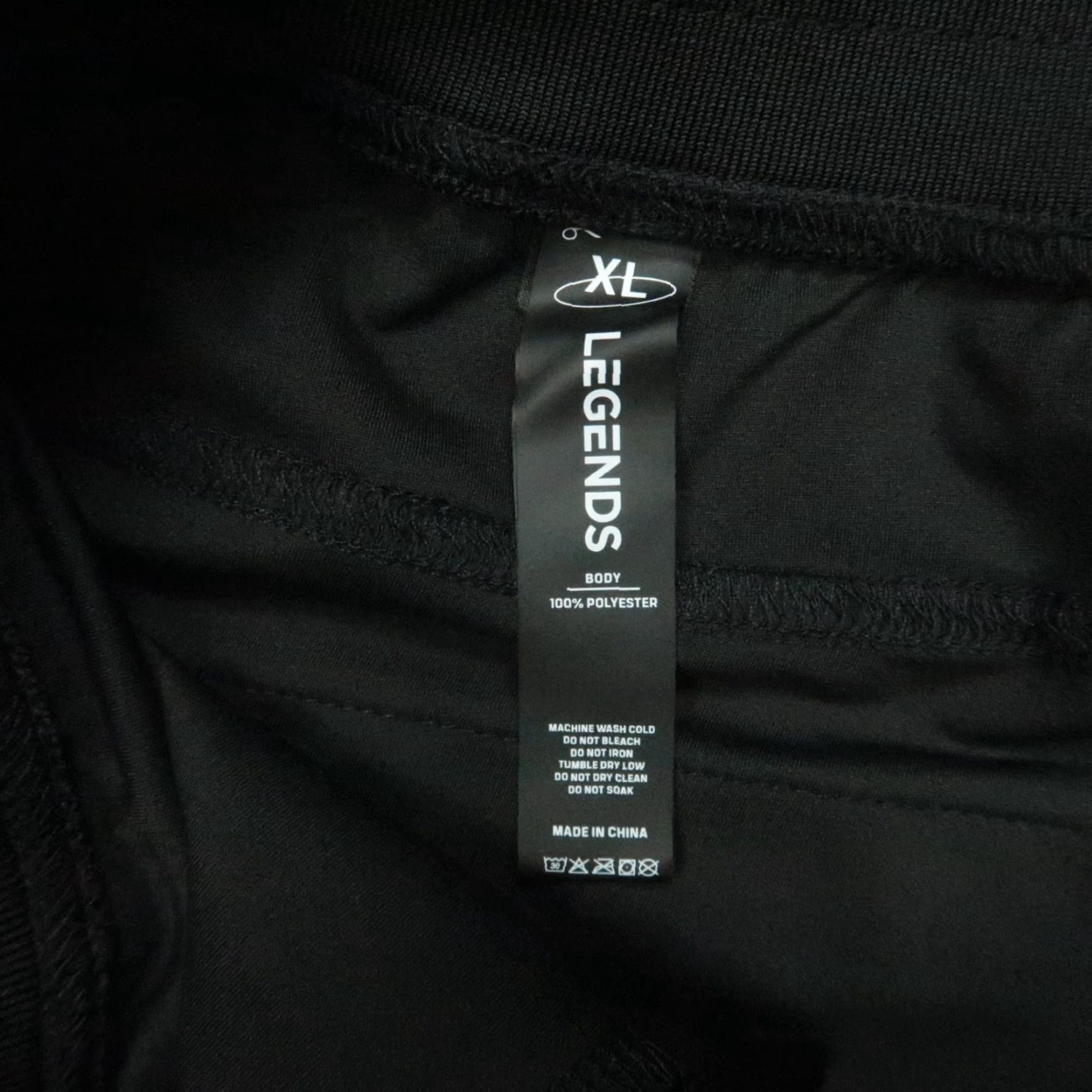 Vintage LEGENDS Pants Men XL Black Aviation Jogger Performance Zip Pocket Athletic Size US 36 / EU 52 - 4 Thumbnail