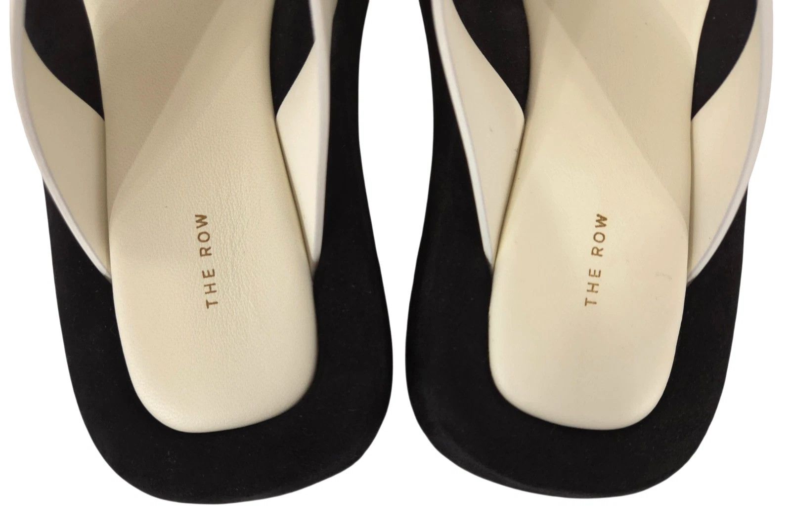 The Row The Row Ginza Slide Sandals US 7 IT 37 Womens Natural Black Size US 7 / IT 37 - 10 Thumbnail