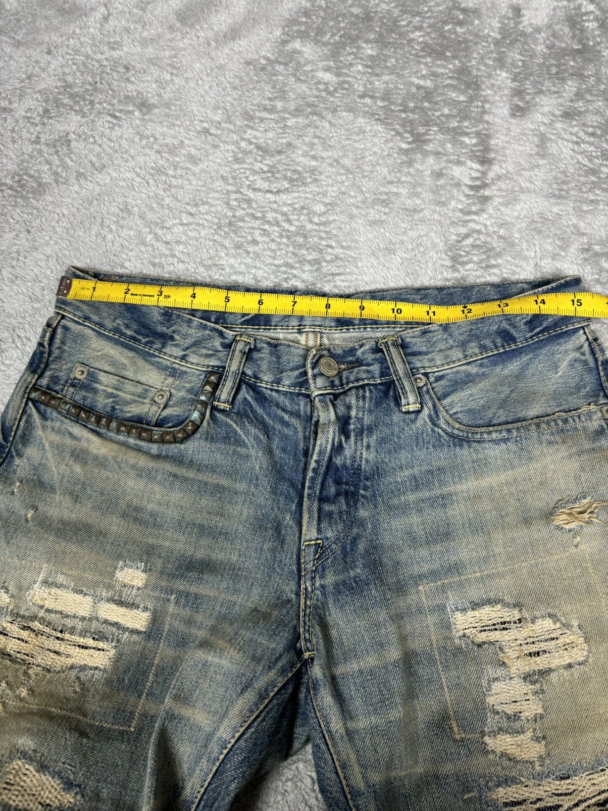 Hysteric Glamour Hysteric Glamour Distressed Denim. S0187e Size US 30 / EU 46 - 9 Thumbnail