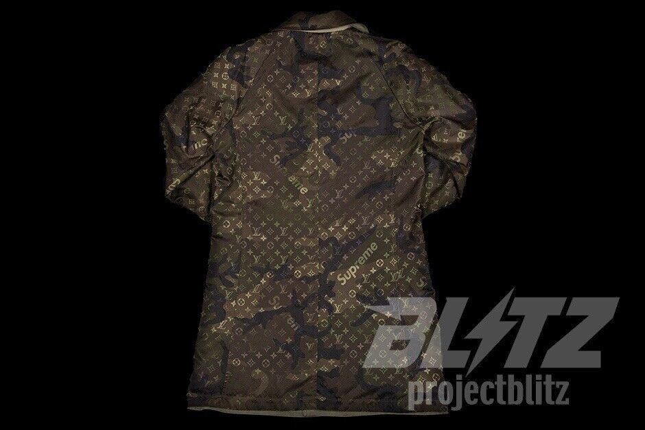 Louis Vuitton 2017 SUPREME X LOUIS VUITTON REVERSIBLE TRENCH COAT JACKET Size US M / EU 48-50 / 2 - 4 Thumbnail
