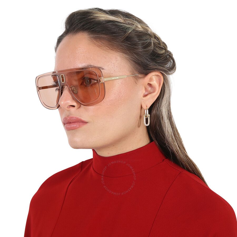 image of New Dior UltraDior - Mu-B0E0 Sunglasses in Gold, Women's