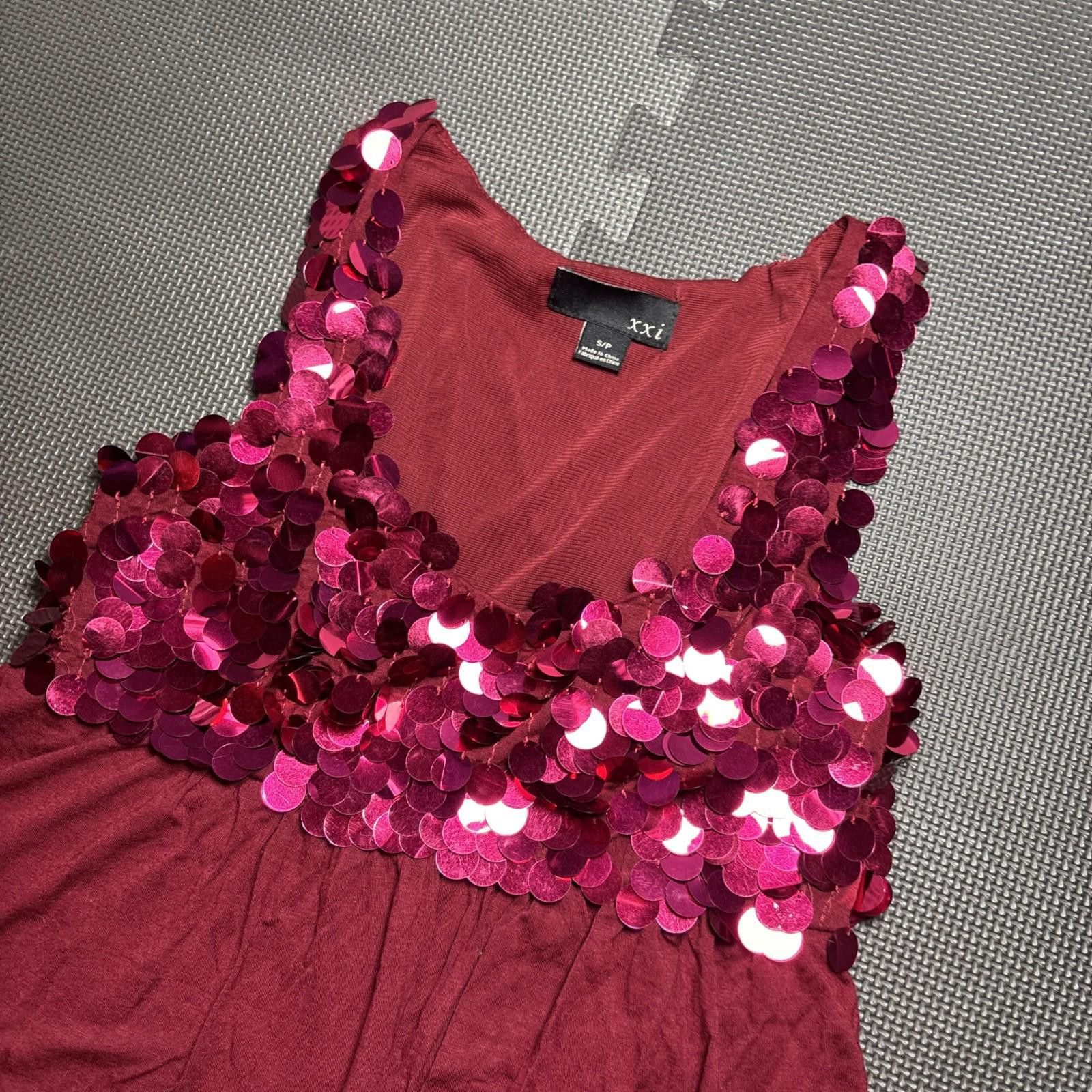 Other XXi Red Sequin Party Homecoming Dress Vintage Y2K Size Small Size S / US 4 / IT 40 - 2 Thumbnail