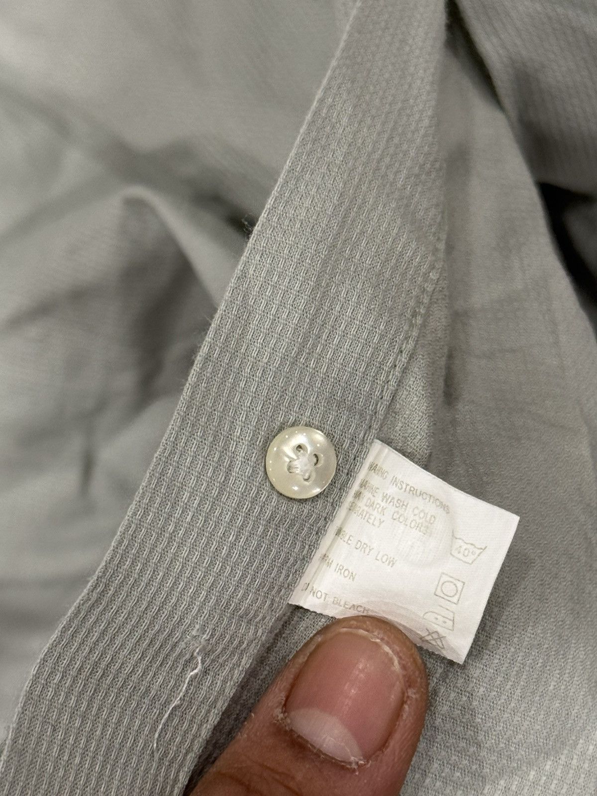 Christian Dior Monsieur Vintage 90s Christian Dior Cotton Dress Shirt Size US XL / EU 56 / 4 - 6 Thumbnail