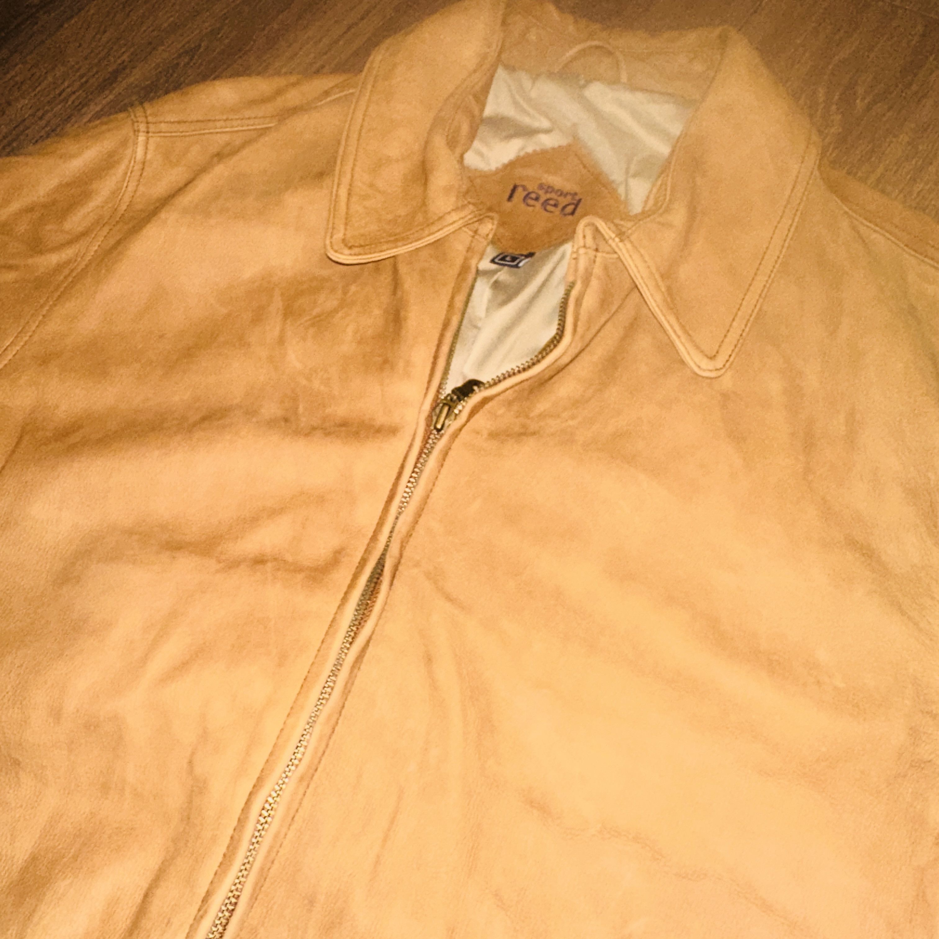 Other Vintage Tan 100% Leather Bomber Jacket Men’s Large Retro Size US L / EU 52-54 / 3 - 5 Thumbnail