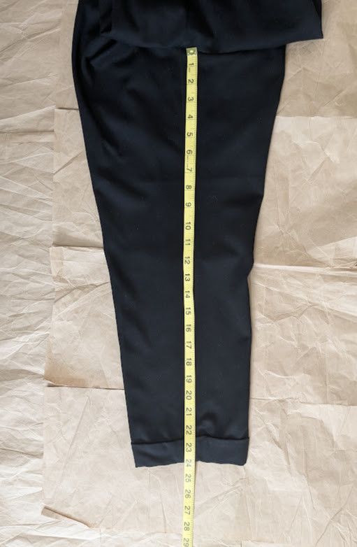 Loft LOFT The Devin Slim black dress cuff trousers Size 34" / US 12 / IT 48 - 6 Thumbnail