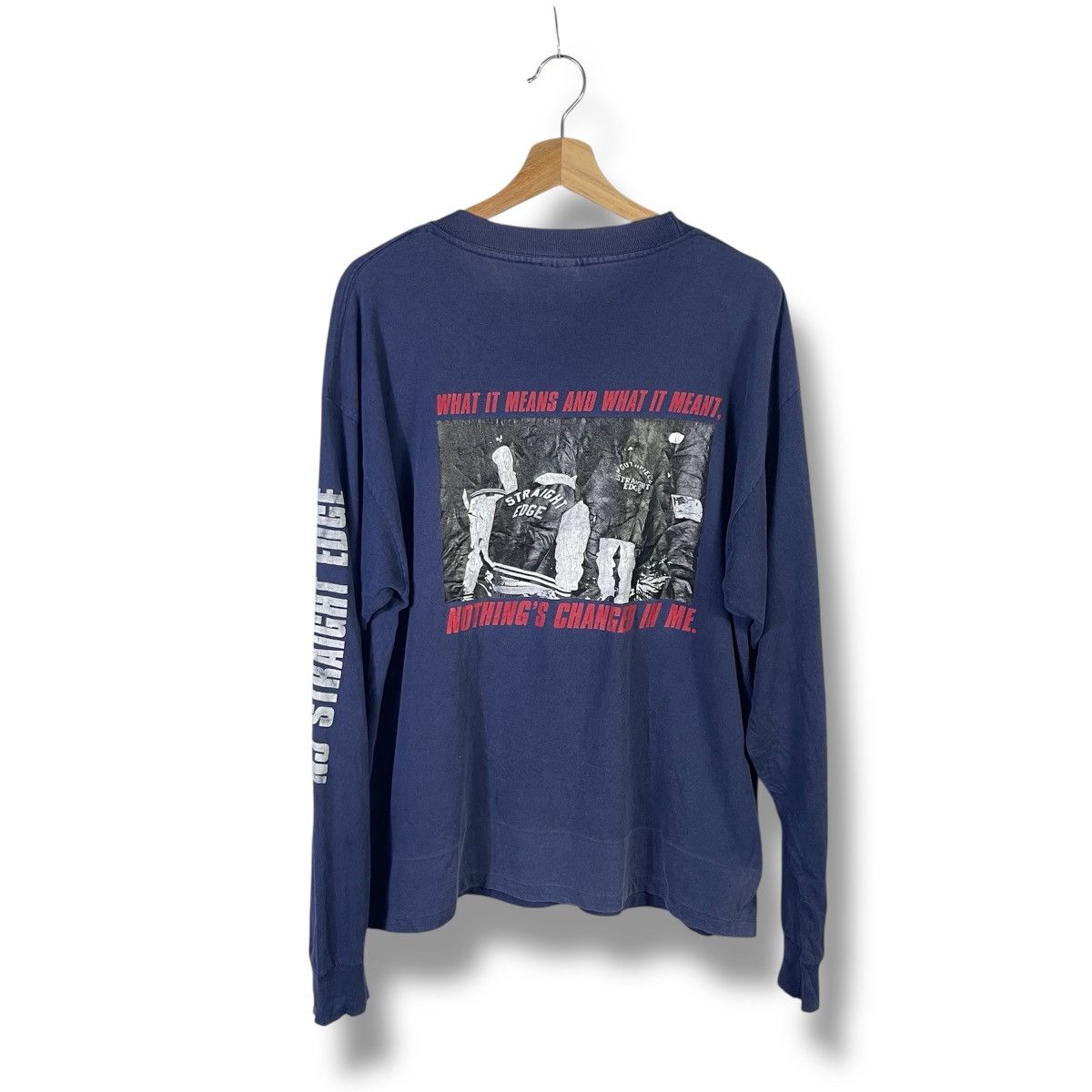 Band Tees Vintage 90s Mouthpiece NJ Straight Edge Hardcore L/S Tshirt Size US L / EU 52-54 / 3 - 2 Thumbnail