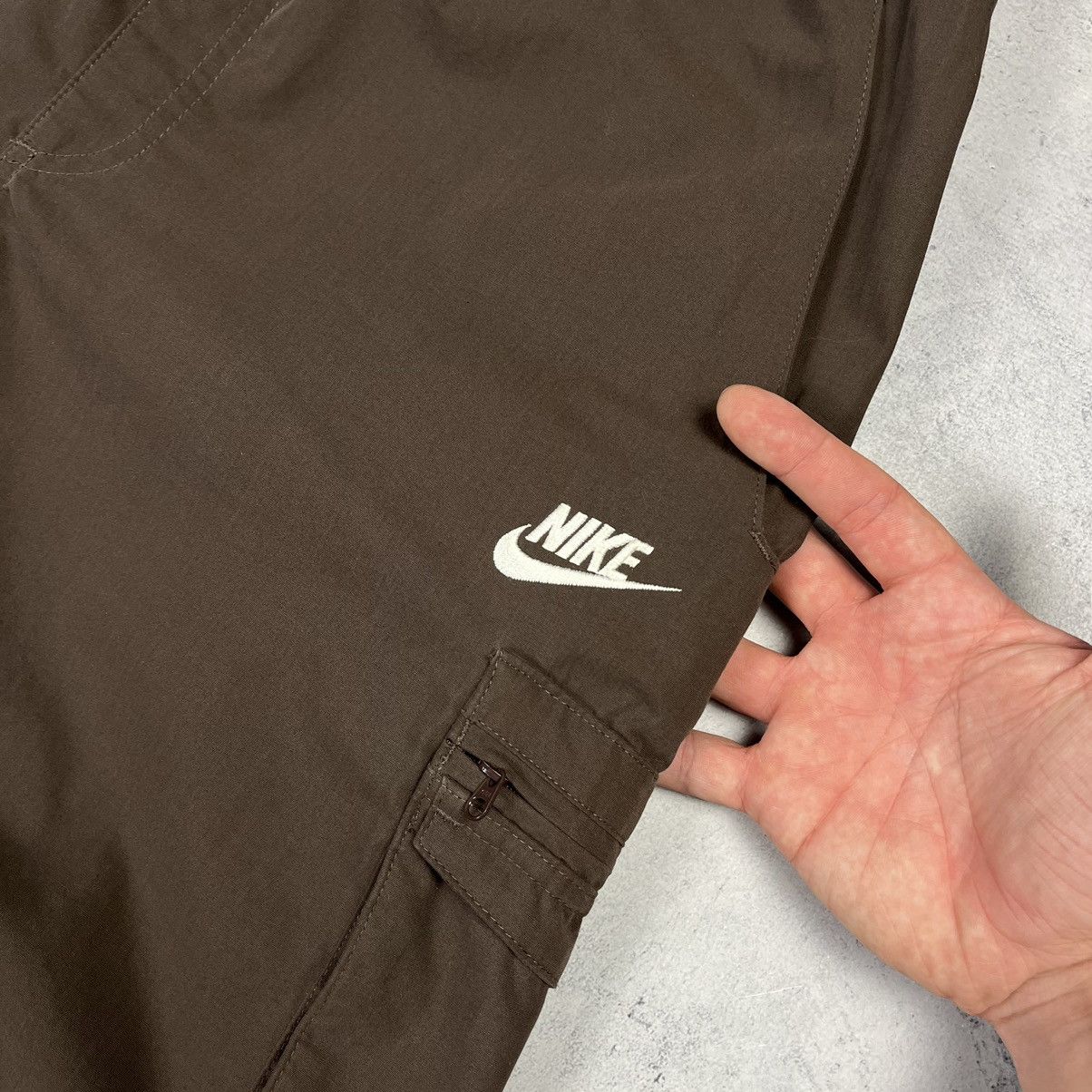 Nike Vintage Nike brown rare cargo baggy drill track pants 90’s Size US 34 / EU 50 - 4 Thumbnail