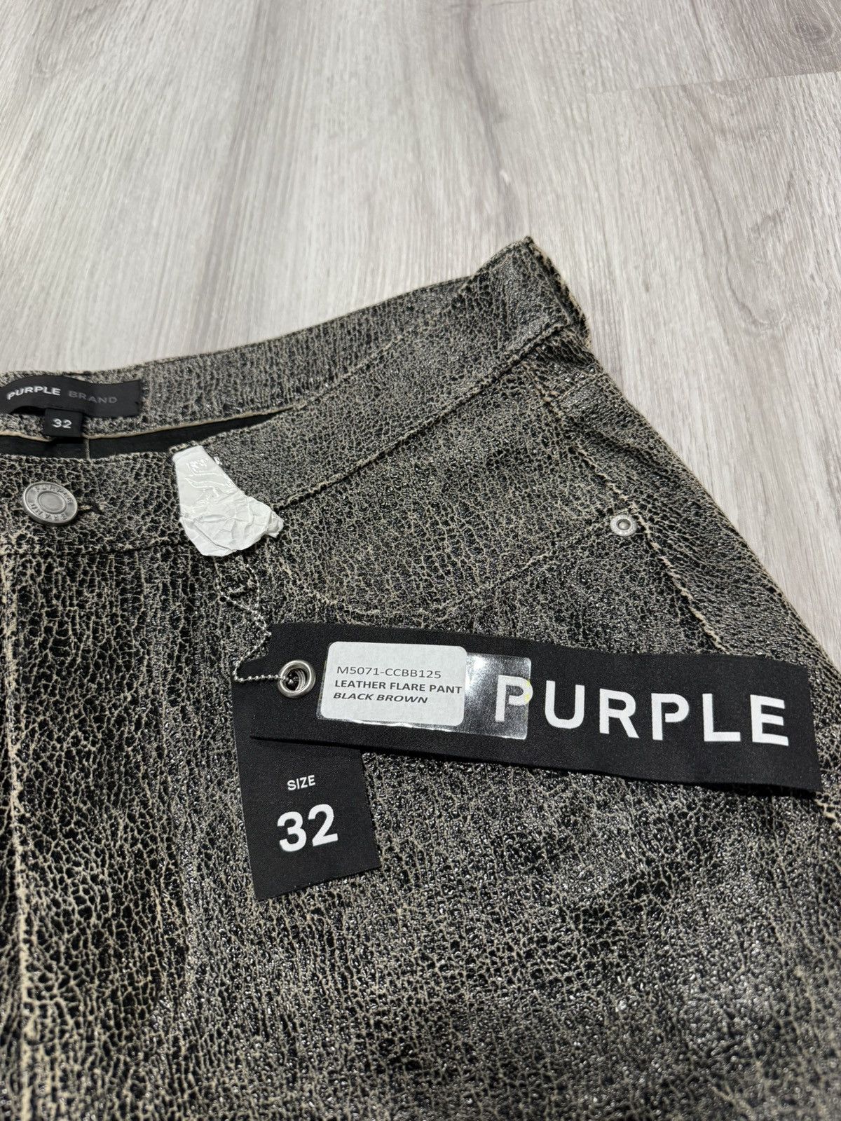PURPLE Snake Skin Jeans