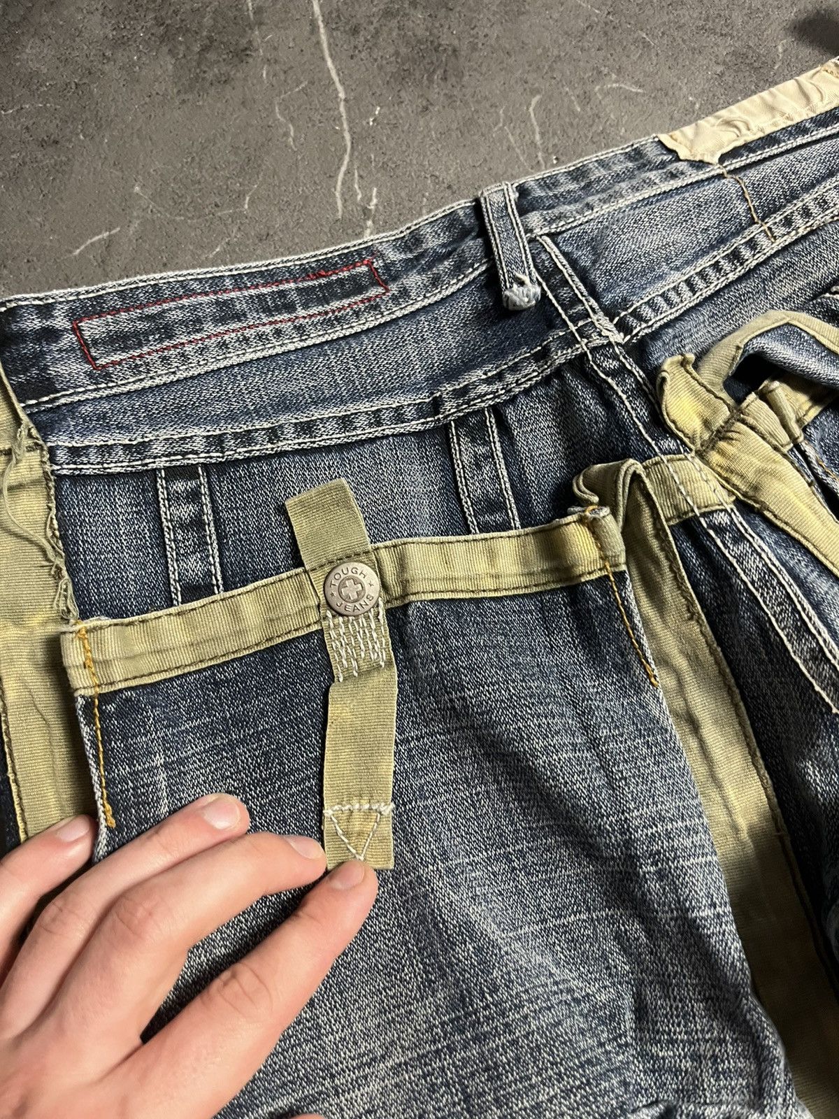 Kapital Tough Jeansmith Japenese streetwear jeans vintage 2000’s Size US 31 - 4 Thumbnail