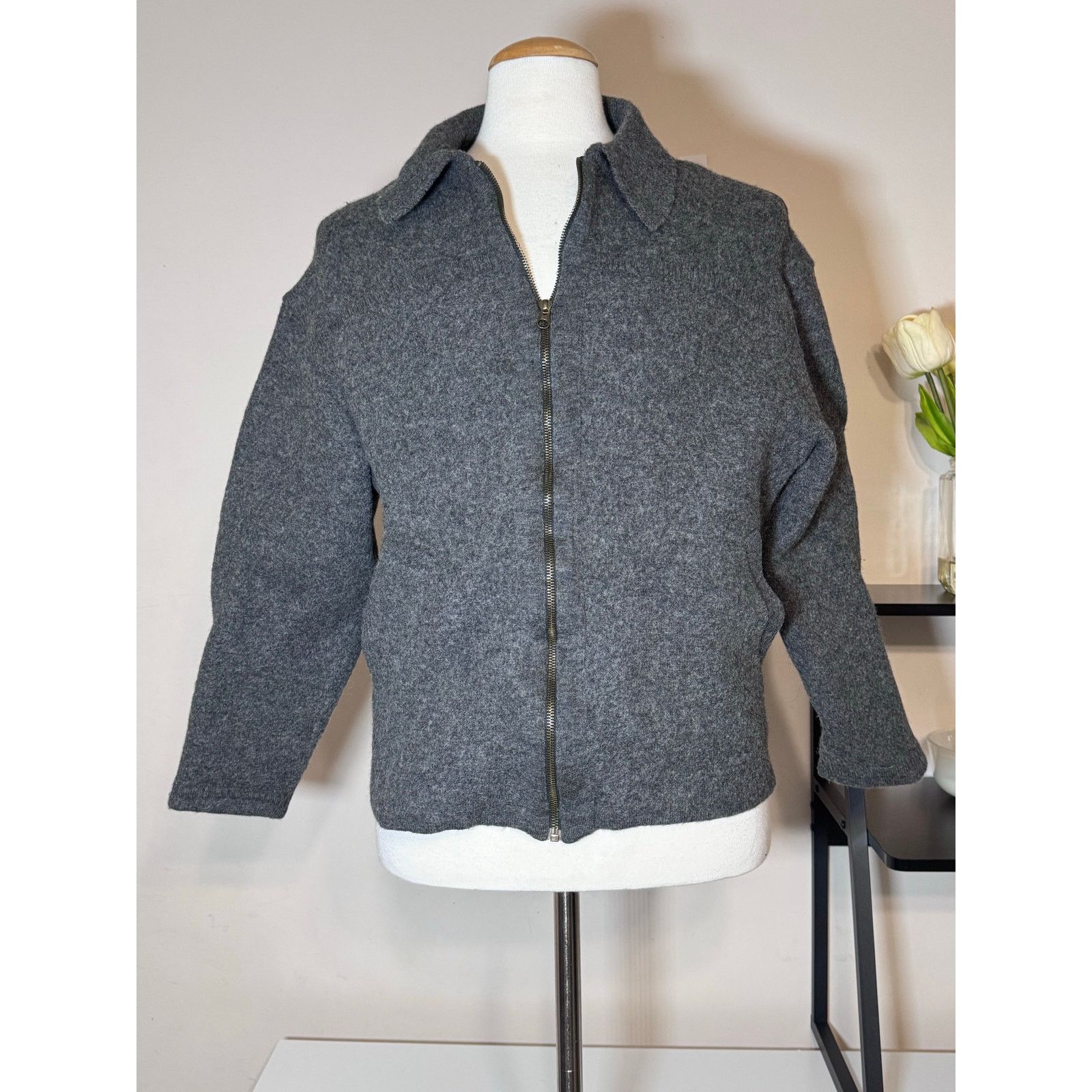Structure Structure Le Collezioni Vintage 100% Wool Blazer Jacket XL Size XL / US 12-14 / IT 48-50 - 1 Thumbnail