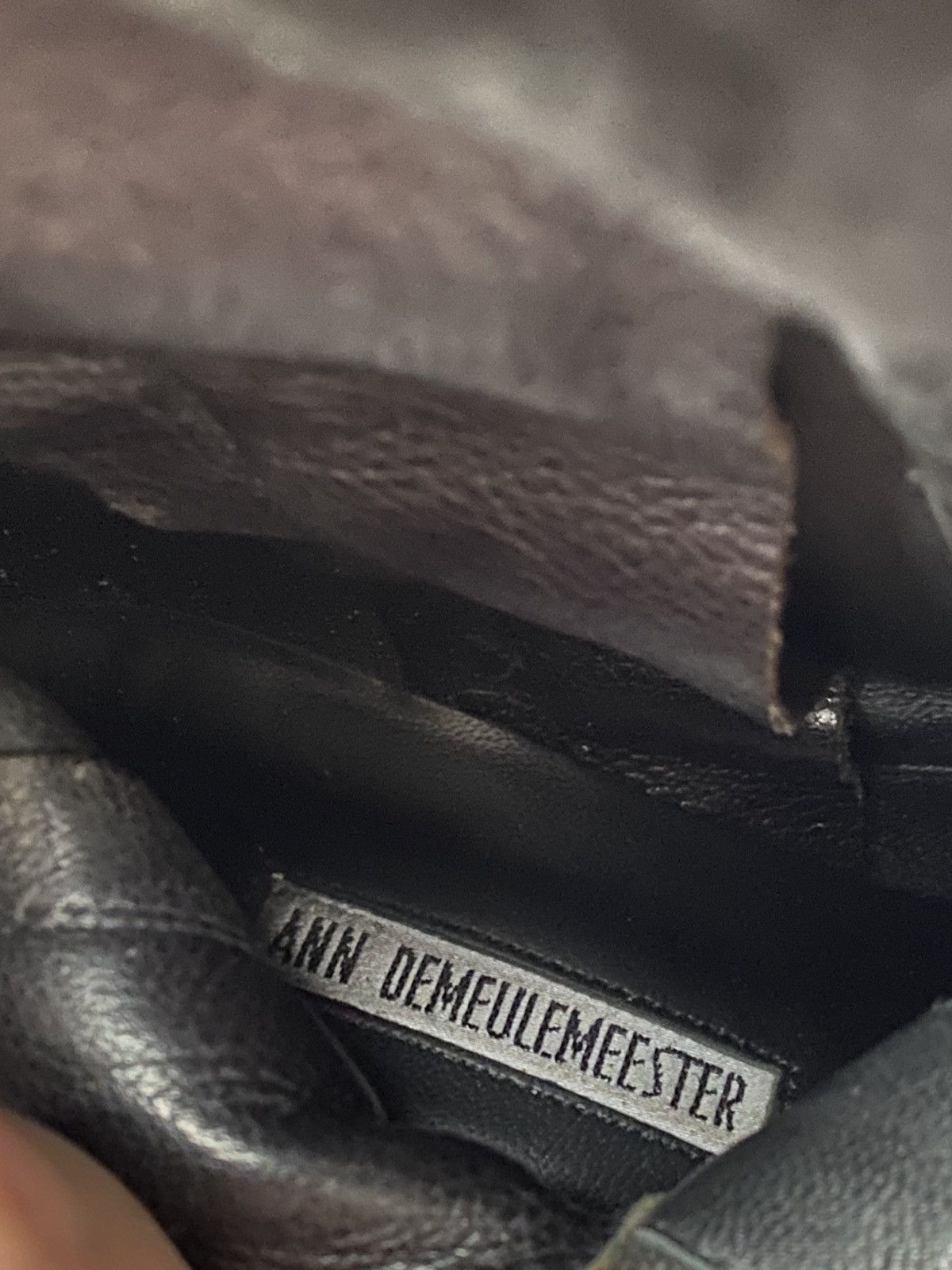 Ann Demeulemeester Ann Demeulemeester Leather Runway Biker Boots Size US 7 / IT 37 - 9 Thumbnail