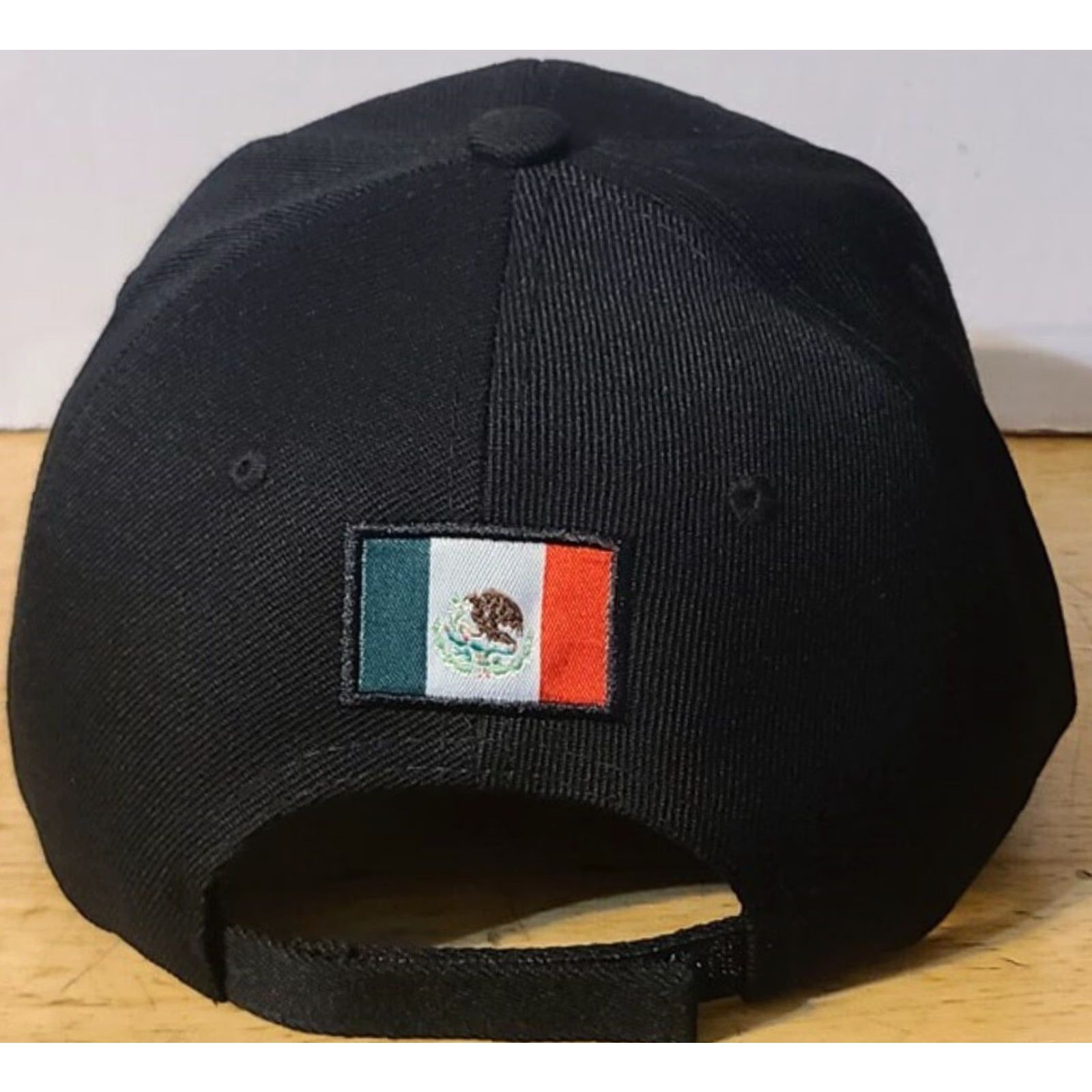 Vintage PEMEX Mexican Flag Baseball Cap Adjustable Black Mens Size ONE SIZE - 2 Thumbnail