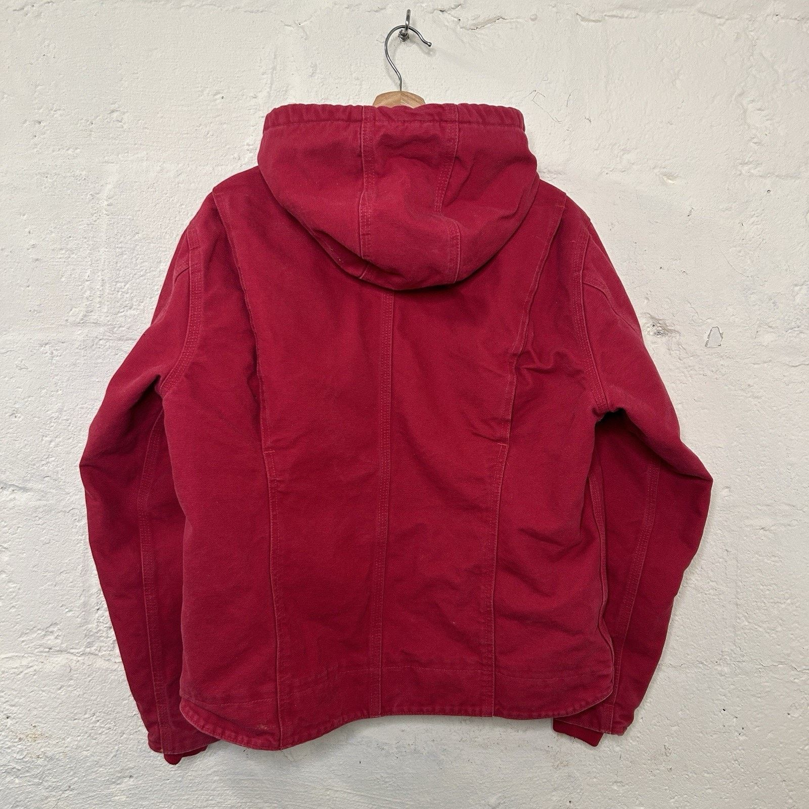 Carhartt Carhartt Sherpa-Lined Hooded Detroit Jacket “Scarlet” WJ141 Size US L / EU 52-54 / 3 - 2 Thumbnail