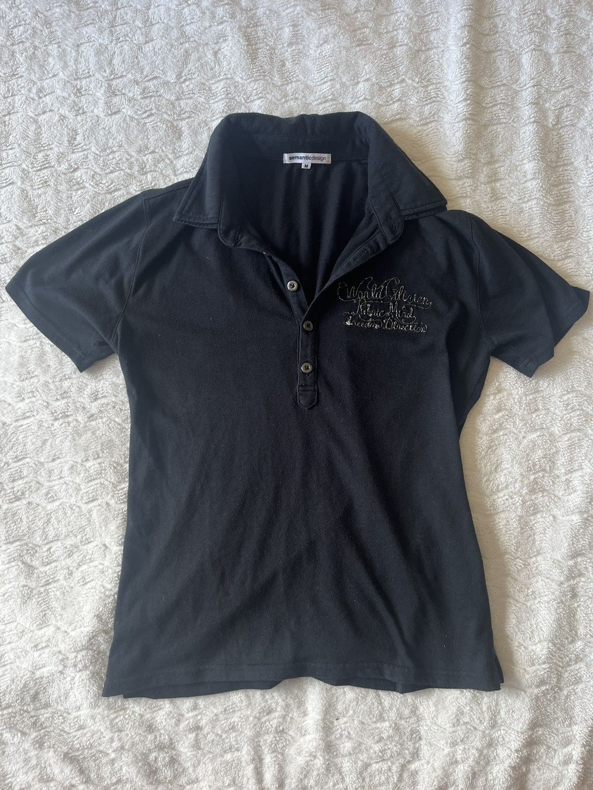 Hysteric Glamour Rare semantic design polo Japanese archive brand Size US M / EU 48-50 / 2 - 2 Thumbnail