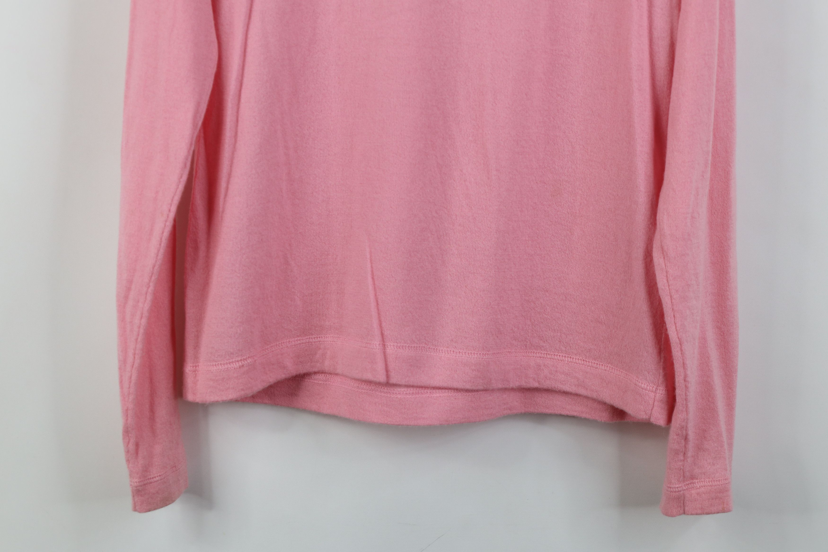 Vintage Vintage 90s Streetwear Cashmere Knit Crewneck Sweater Pink Size L / US 10 / IT 46 - 13 Thumbnail