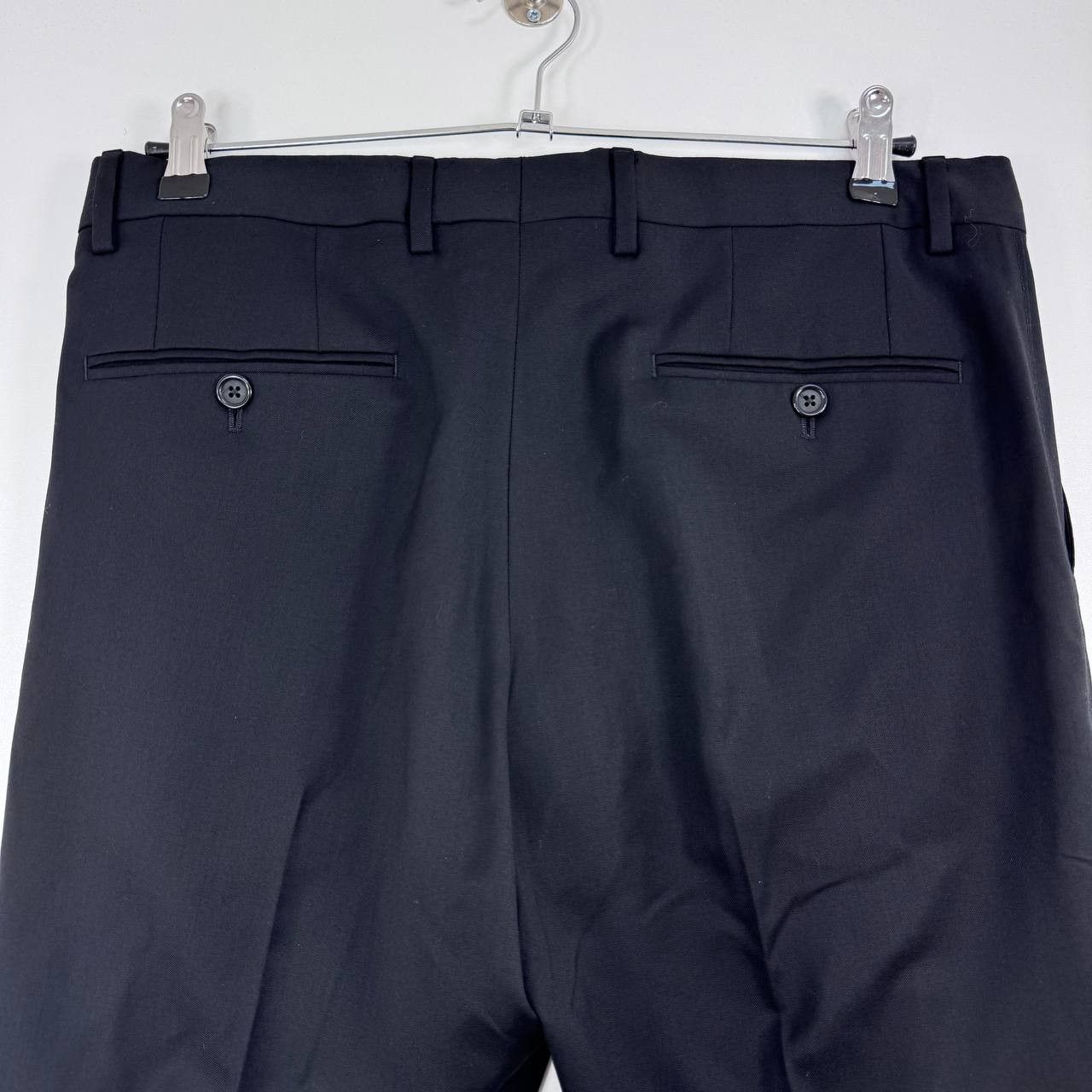 Dolce & Gabbana Dolce Gabbana Pleated Pants Black Virgin Wool Size 48 M Size US 32 / EU 48 - 7 Thumbnail