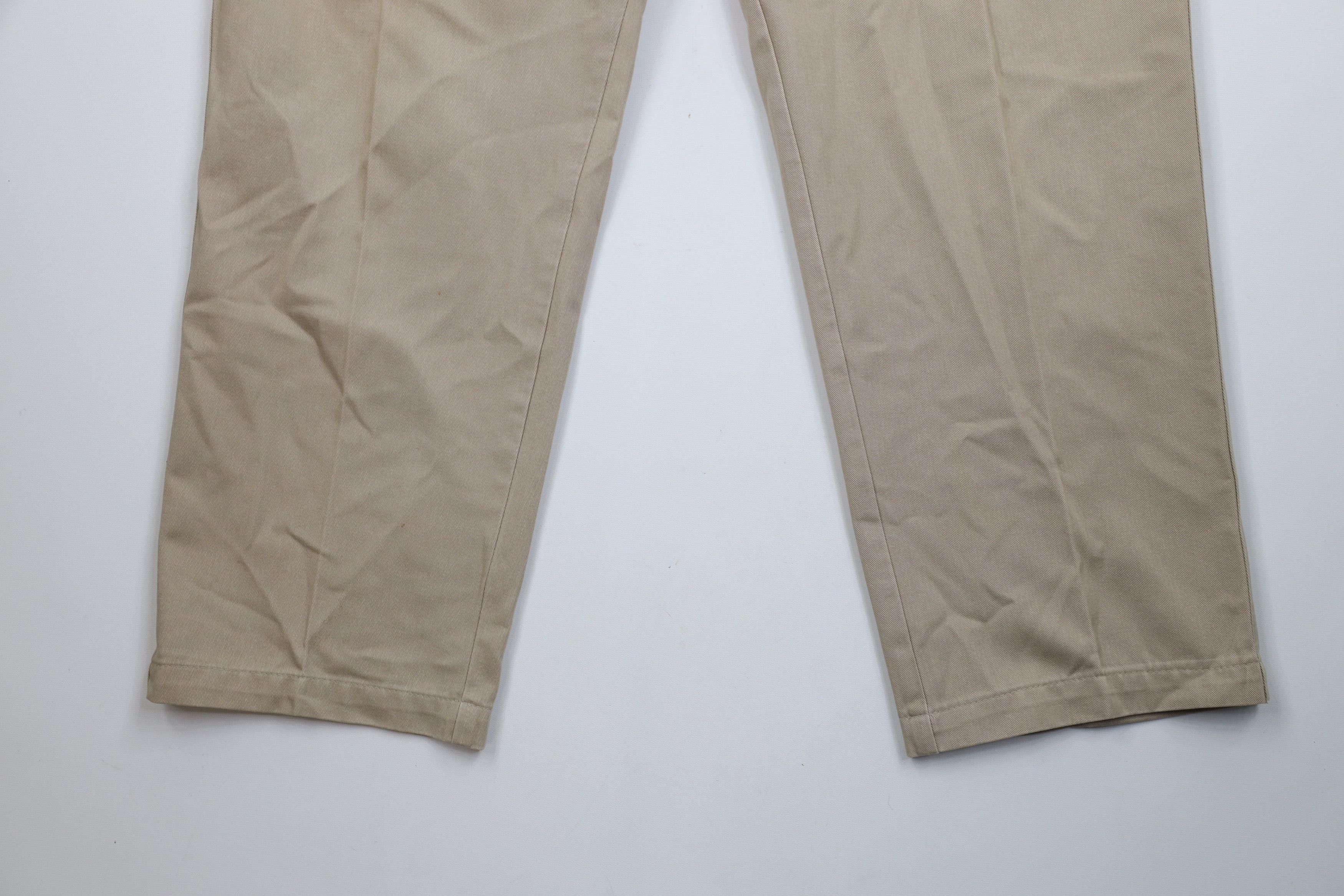 Carhartt × Vintage Vintage Y2K 2000 Carhartt Spell Wide Leg Chino Pants Beige Size US 40 / EU 56 - 4 Thumbnail